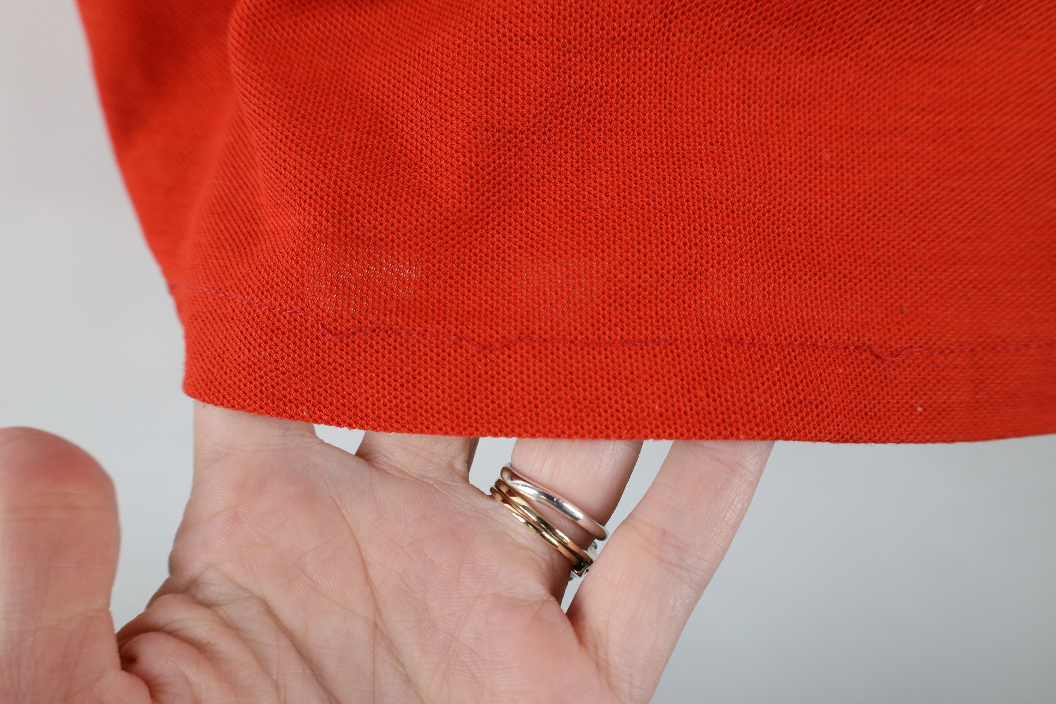 Vintage Vintage 70s Streetwear Gusset Collared Polo Shirt Orange USA Size US L / EU 52-54 / 3 - 7 Thumbnail