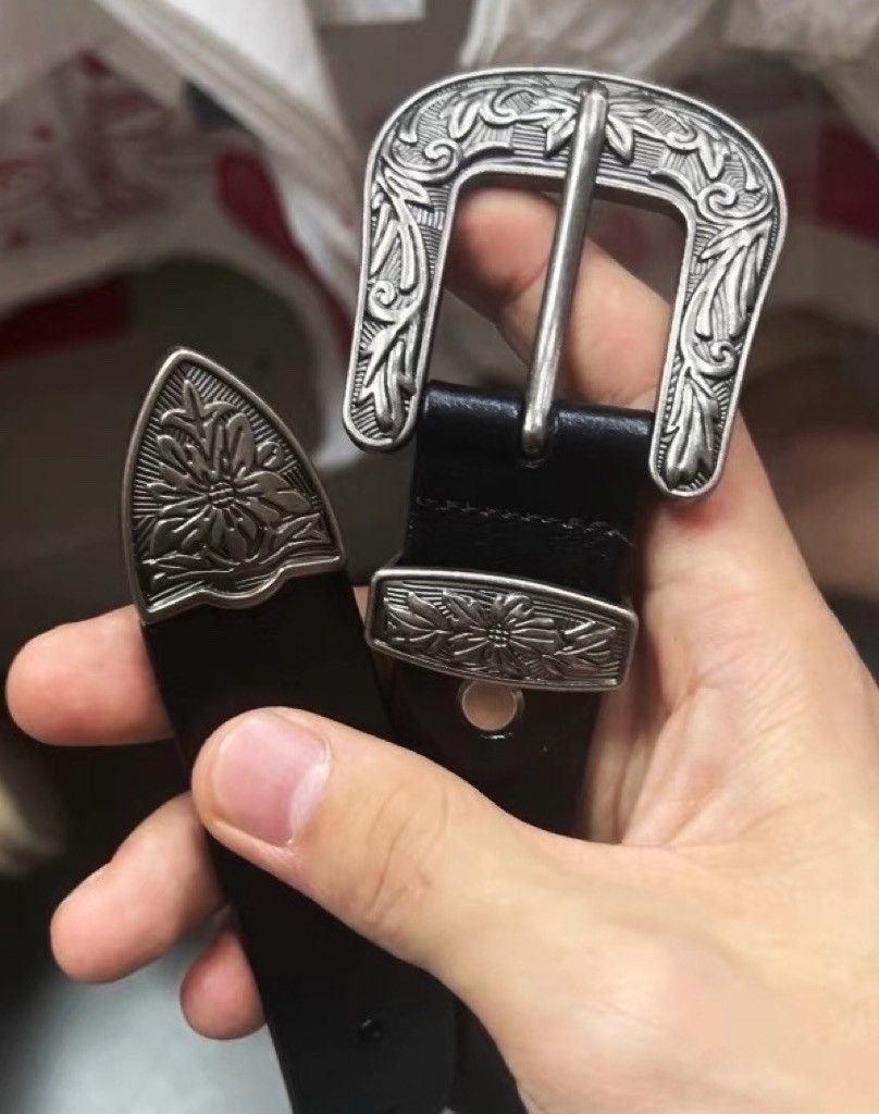 Japanese Brand × Vintage Retro punk fashion western leather buckle belt Size ONE SIZE - 5 Thumbnail