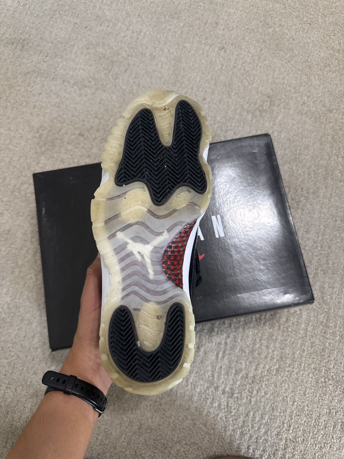 Jordan Brand Jordan 11 Retro Low 72-10 Size US 10 / EU 43 - 3 Thumbnail