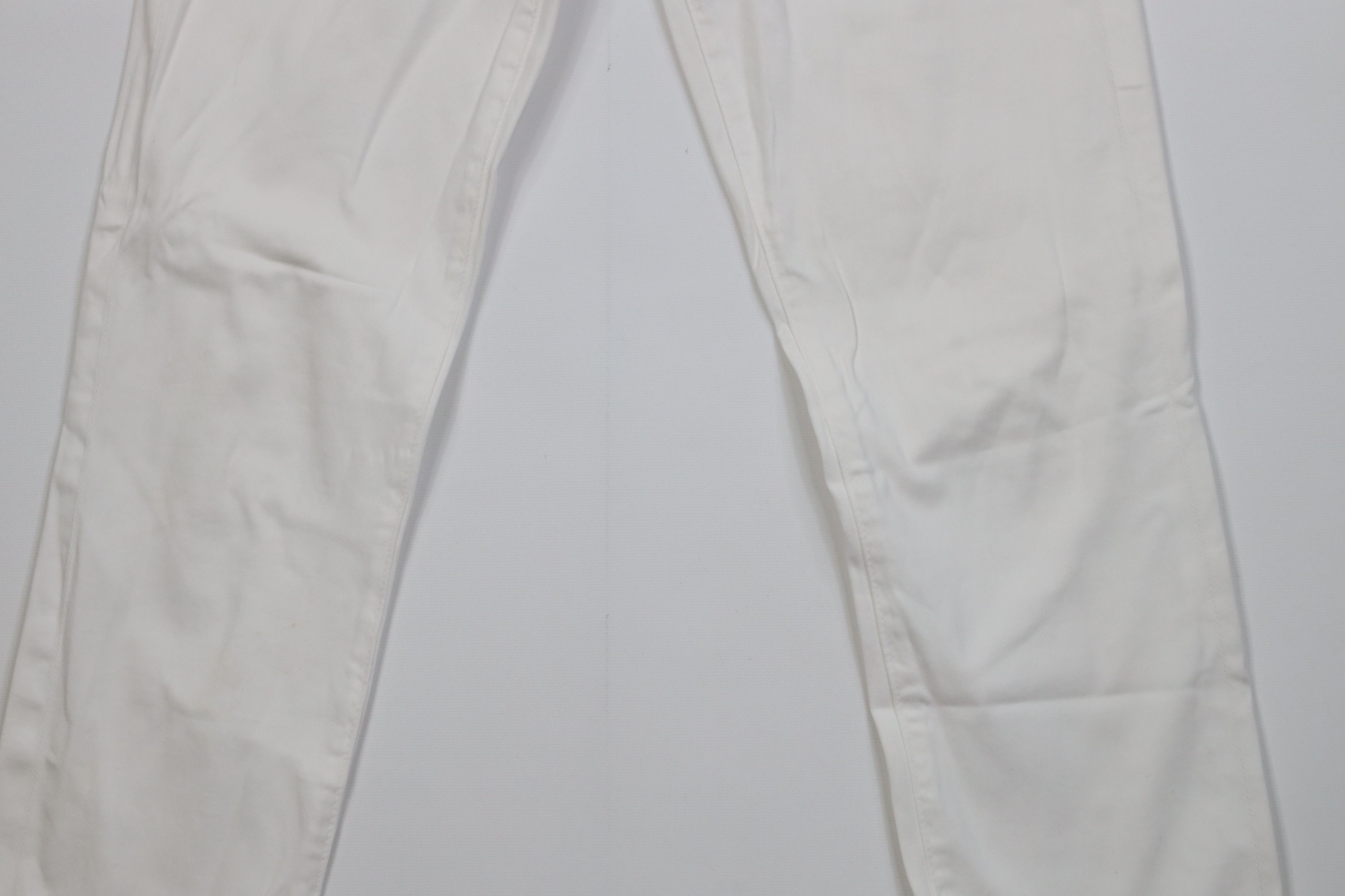 AG Adriano Goldschmied Adriano Goldschmied The Stilt Cigarette Leg Pants White Size 28" / US 6 / IT 42 - 3 Thumbnail