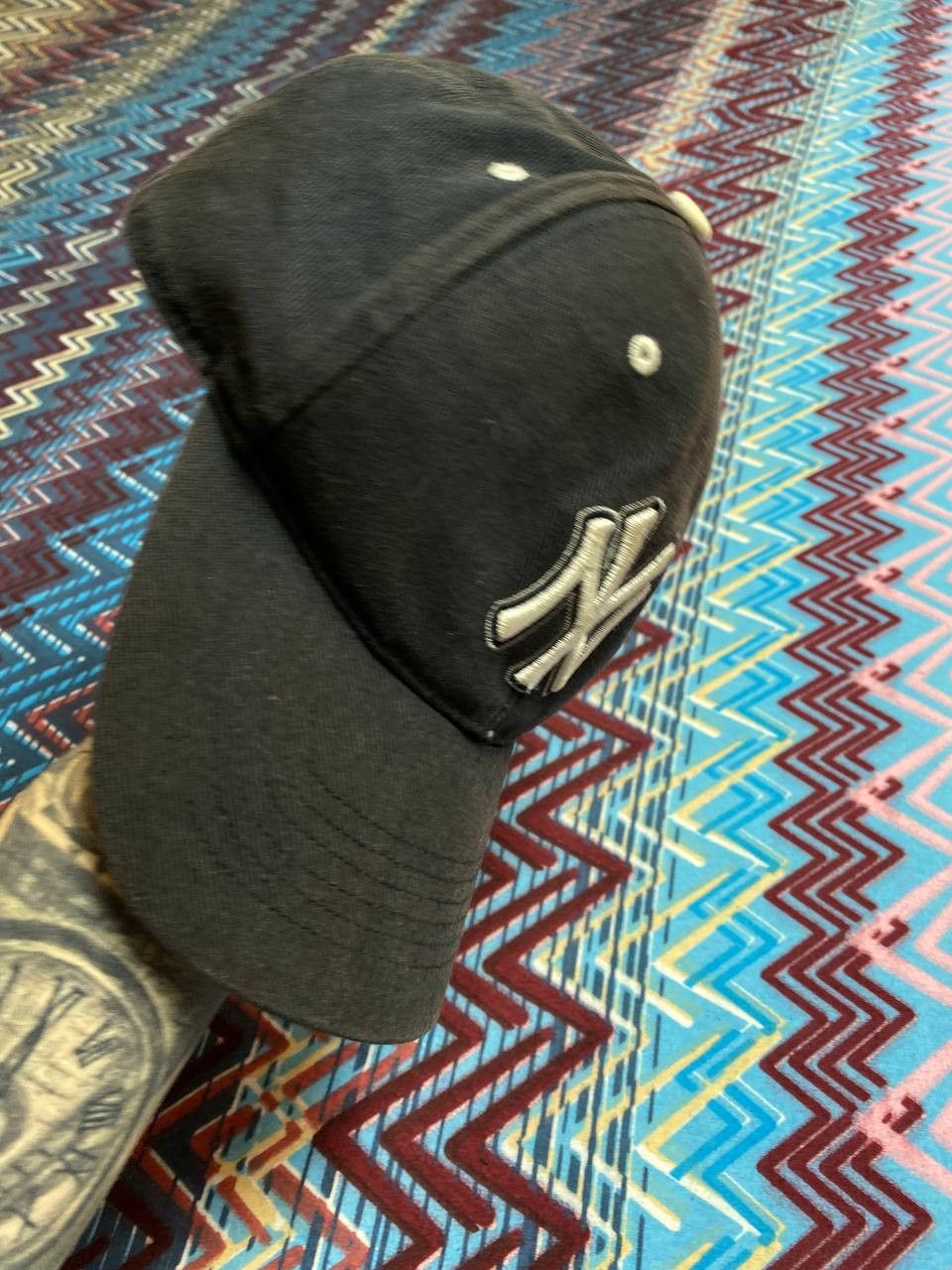 New York Yankees × Vintage Vintage New York Yankees Snapback Hat Y2K Size ONE SIZE - 6 Thumbnail