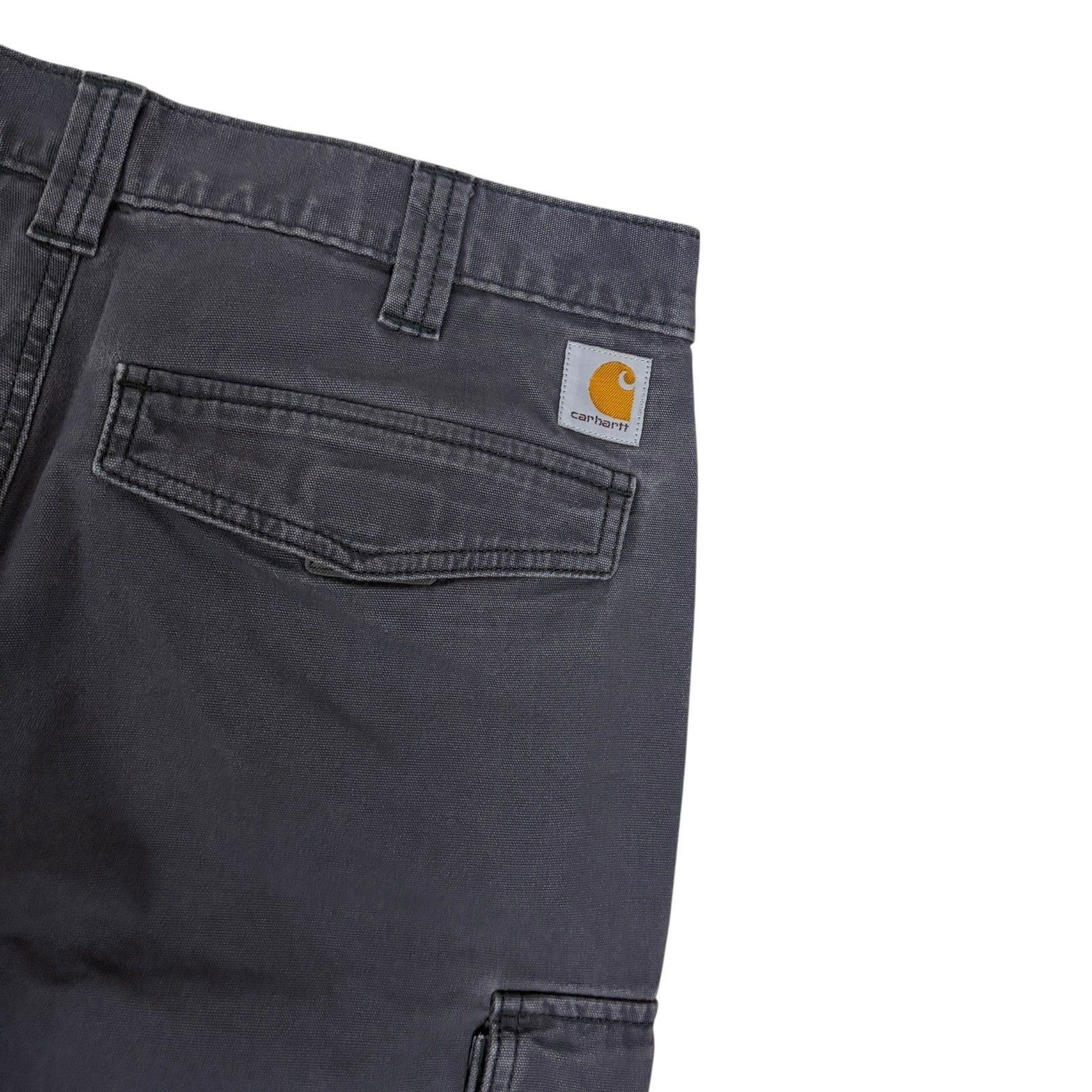 Carhartt CARHARTT Relaxed Fit Leg Canvas Cargo Work Pants Mens 31x34 Size US 31 - 2 Thumbnail