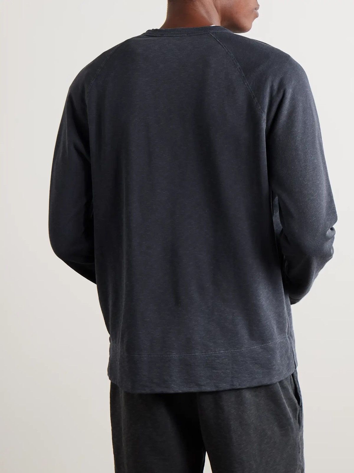 James Perse James Perse Vintage Fleece Raglan Pullover Deep Pigment Size US M / EU 48-50 / 2 - 3 Thumbnail