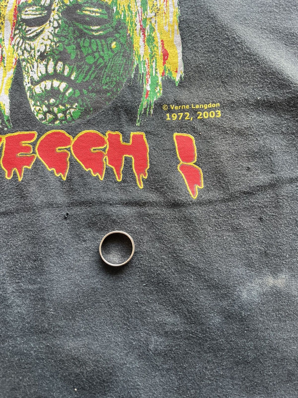 Vintage Vintage YECCH ! Verne Langdon 1972,2003’s Horror Film Tshirt Size US L / EU 52-54 / 3 - 12 Thumbnail