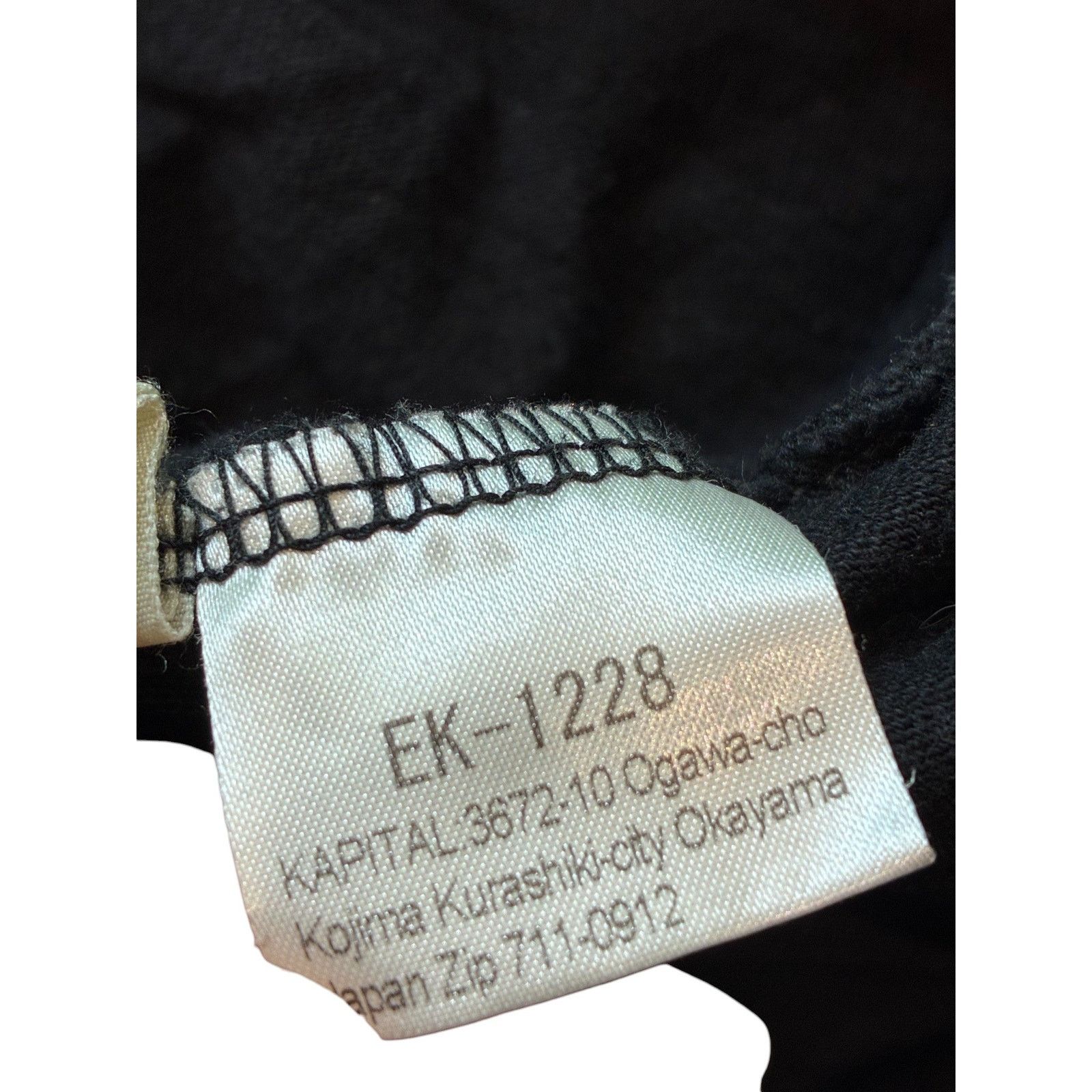 Kapital Kapital Smiley Black Orange Long Sleeve Size US L / EU 52-54 / 3 - 4 Thumbnail