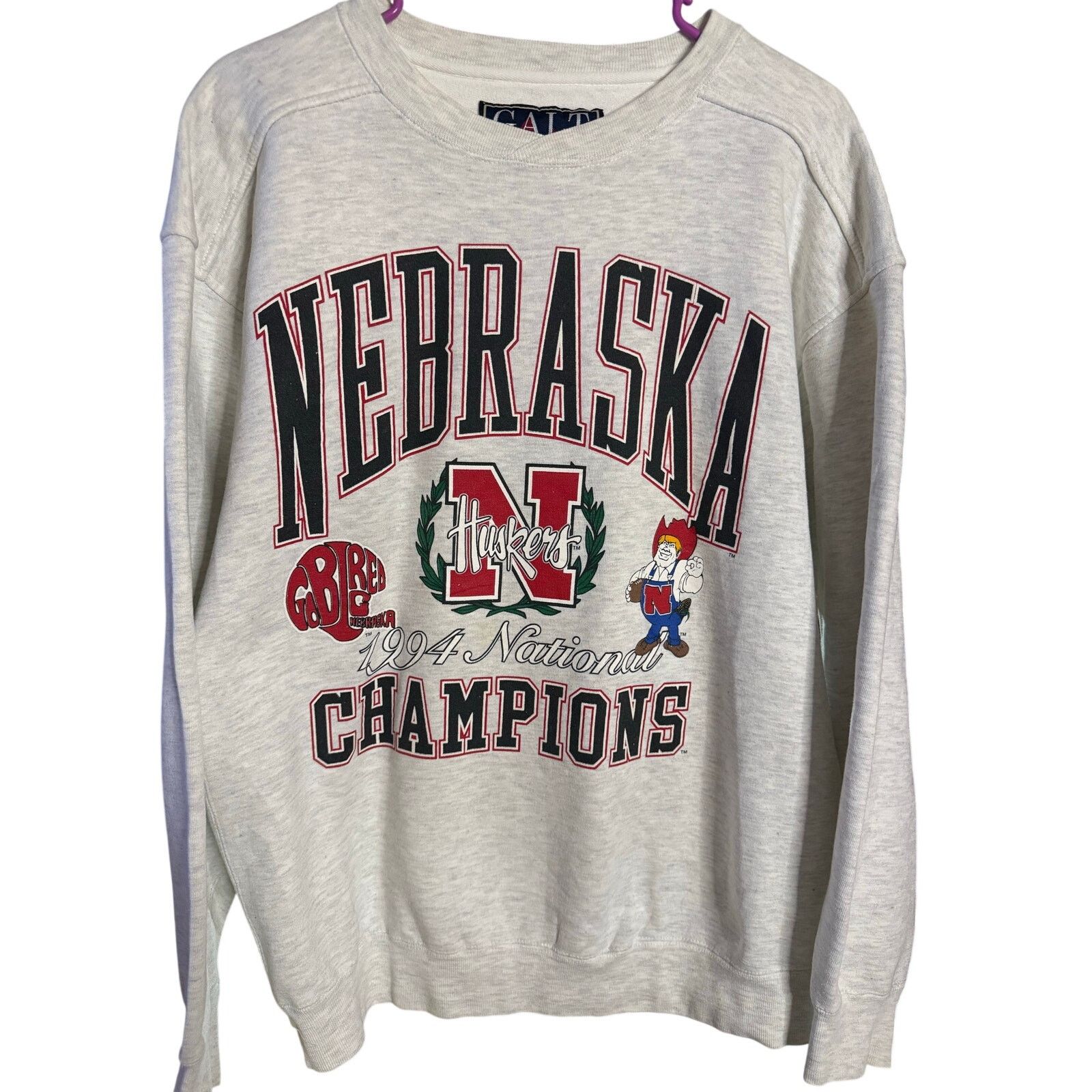 Galt Crew Vintage Nebrasker Huskers Crewneck Size US M / EU 48-50 / 2 - 1 Thumbnail
