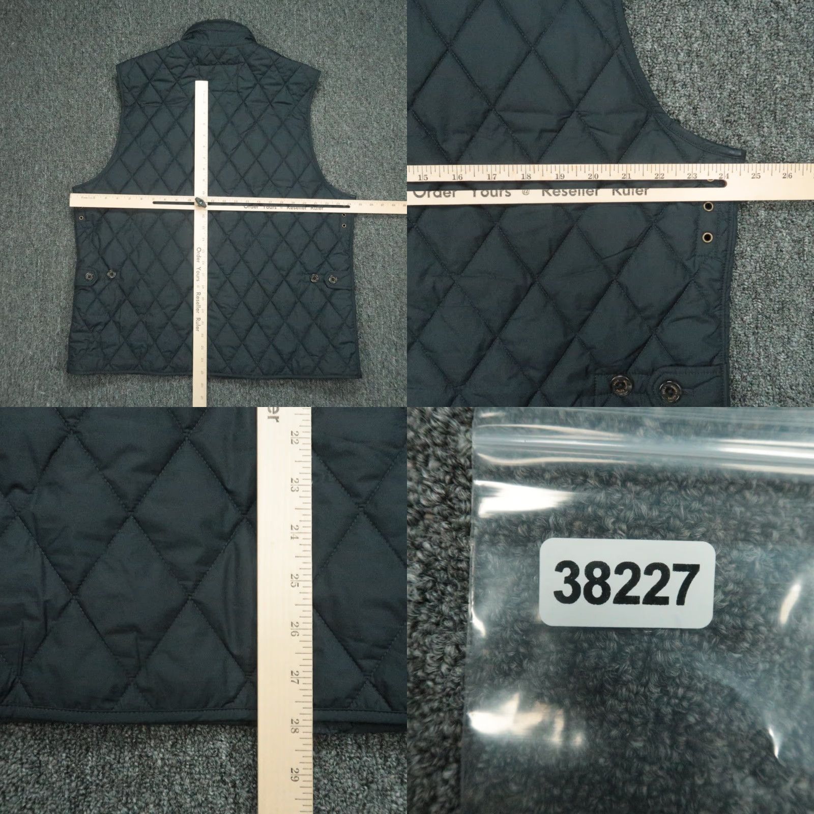 Polo Ralph Lauren Polo Ralph Lauren Vest Mens XL Blue Diamond Quilted Insulated Full Zip Pockets Size US XL / EU 56 / 4 - 8 Thumbnail