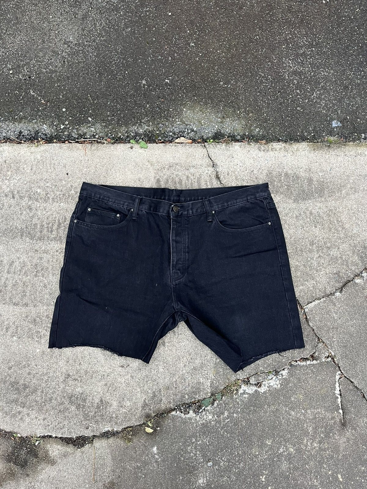 MNML Cutoff Denim Shorts Size US 40 / EU 56 - 1 Thumbnail
