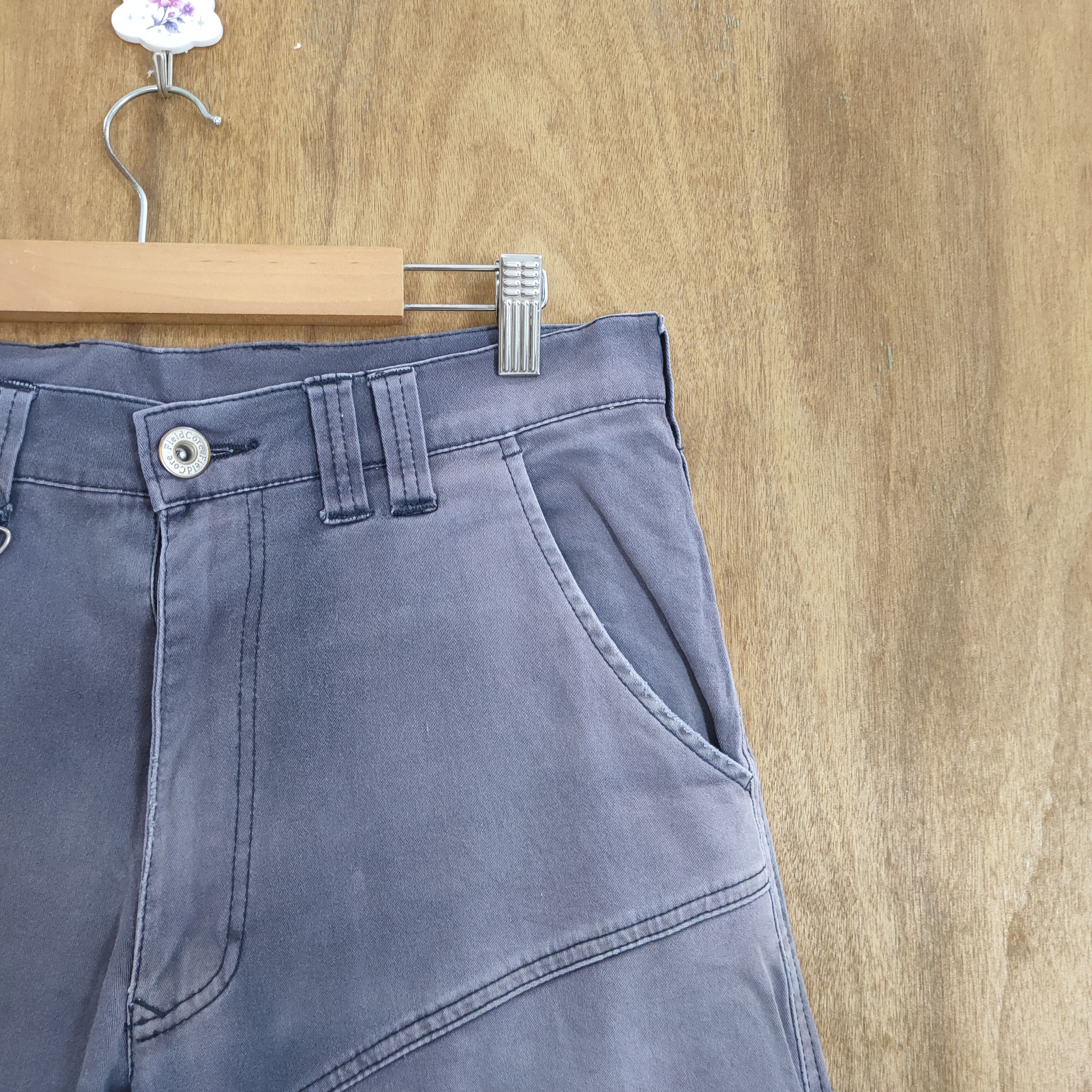 Japanese Brand VINTAGE JAPANESE BRAND FADED CARGO PANTS Size US 32 / EU 48 - 5 Thumbnail