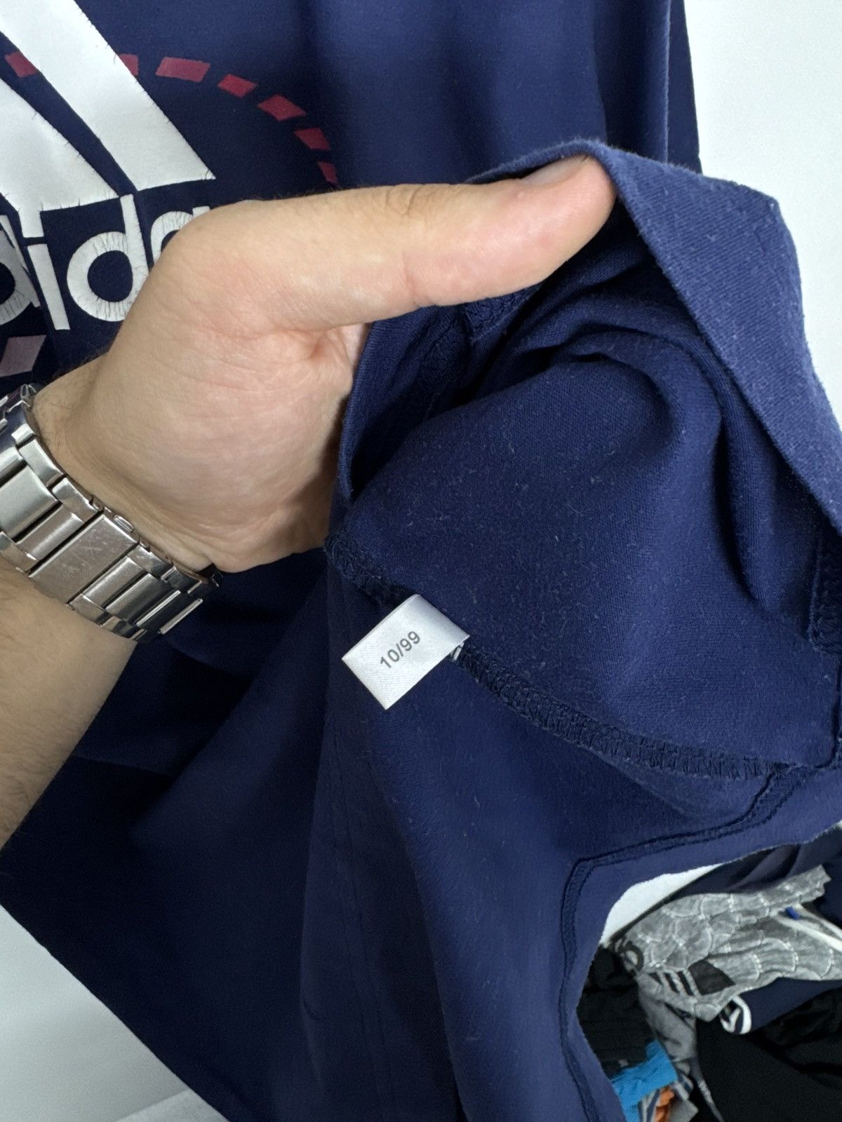 Adidas Vintage Adidas Big Logo T-Shirt 90’s Size US S / EU 44-46 / 1 - 11 Thumbnail