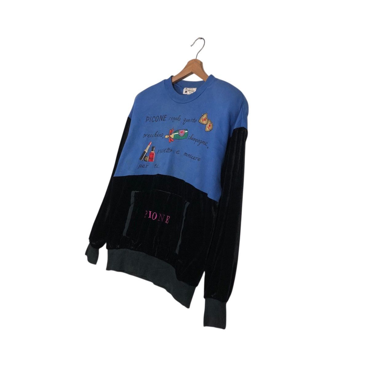 Japanese Brand 📌Vintage Sweatshirt Cropped Design Studio Picone Roma Size US M / EU 48-50 / 2 - 3 Thumbnail