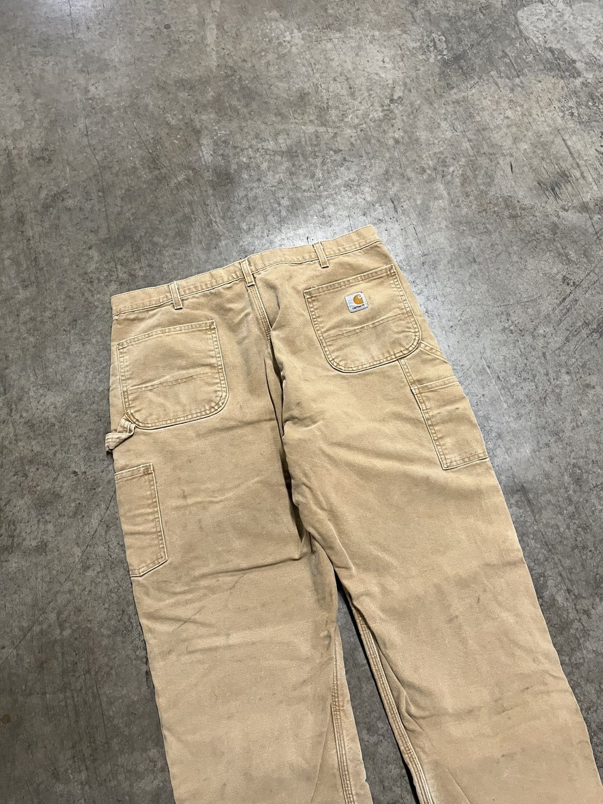 Carhartt × Vintage Carhartt double knee cargo pants skater baggy hype rare Size US 36 / EU 52 - 6 Thumbnail