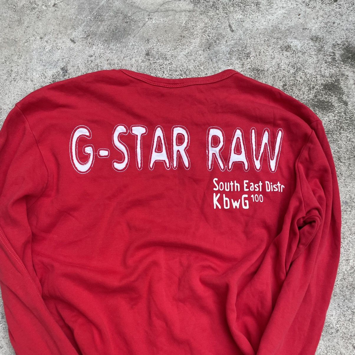 G-Star Vintage Y2K ABSTRACT STAR LONG SLEEVE CASUAL M Size US M / EU 48-50 / 2 - 3 Thumbnail