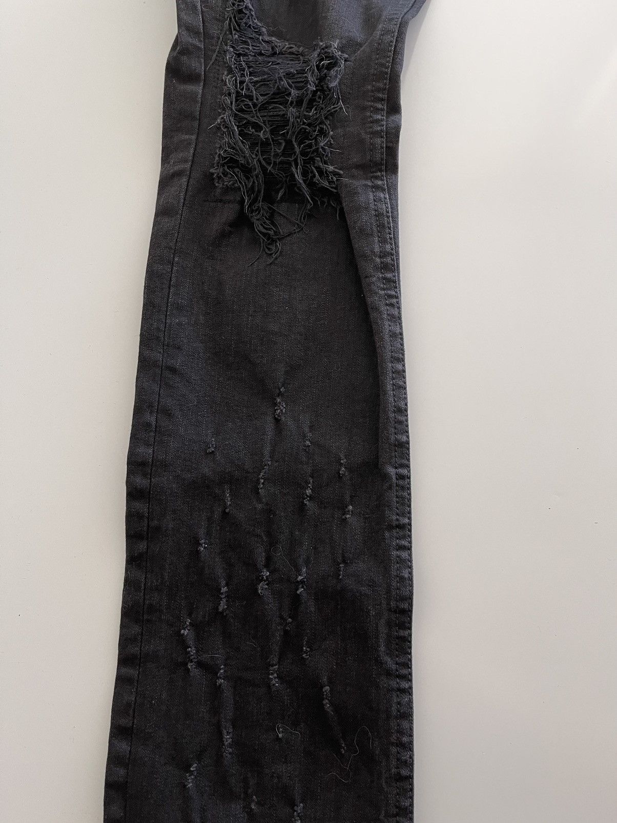 Fagassent Toshiki Aoki Distressed Denim Pants Size US 31 - 6 Thumbnail