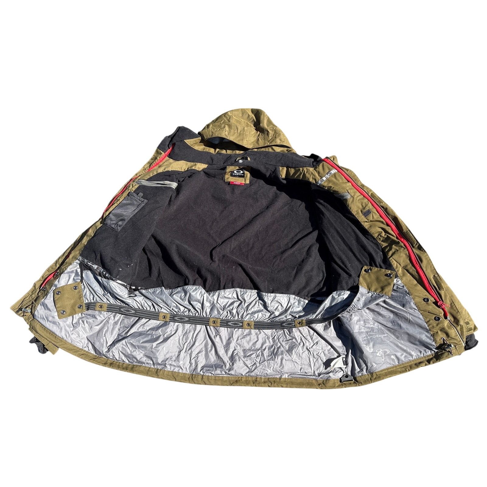 Oakley Y2K Oakley Baggy fit Jacket olive Green 2 ton ski coat 2007 Size US XL / EU 56 / 4 - 4 Thumbnail