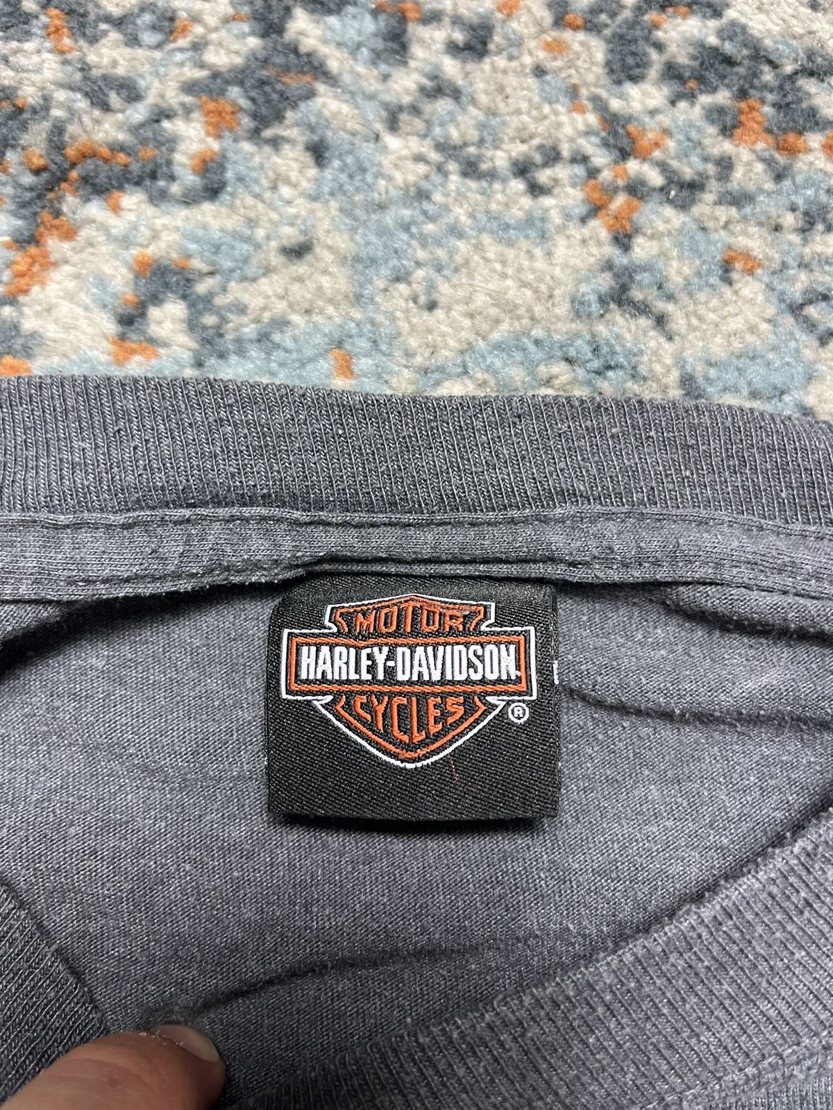 Harley Davidson Vintage 00s Harley Davidson Belfast Ireland long sleeve tee Size US XL / EU 56 / 4 - 9 Thumbnail