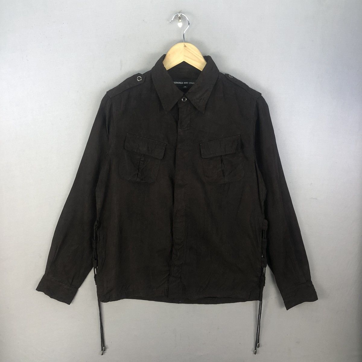 Rare🔥Vintage 2000s Bernings Sho Punk Bondage Button Up Shirt
