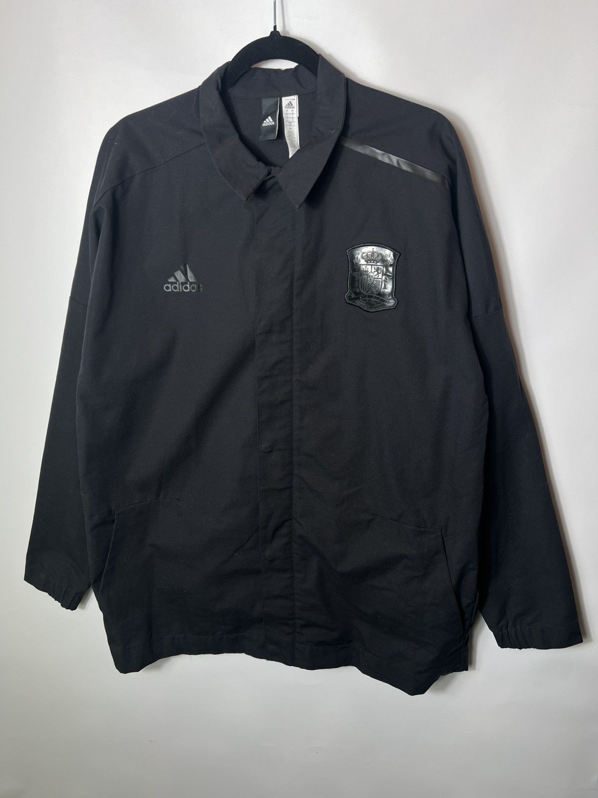 Adidas Vintage adidas Spain ZNE National Soccer Football Jacket Size US L / EU 52-54 / 3 - 1 Thumbnail