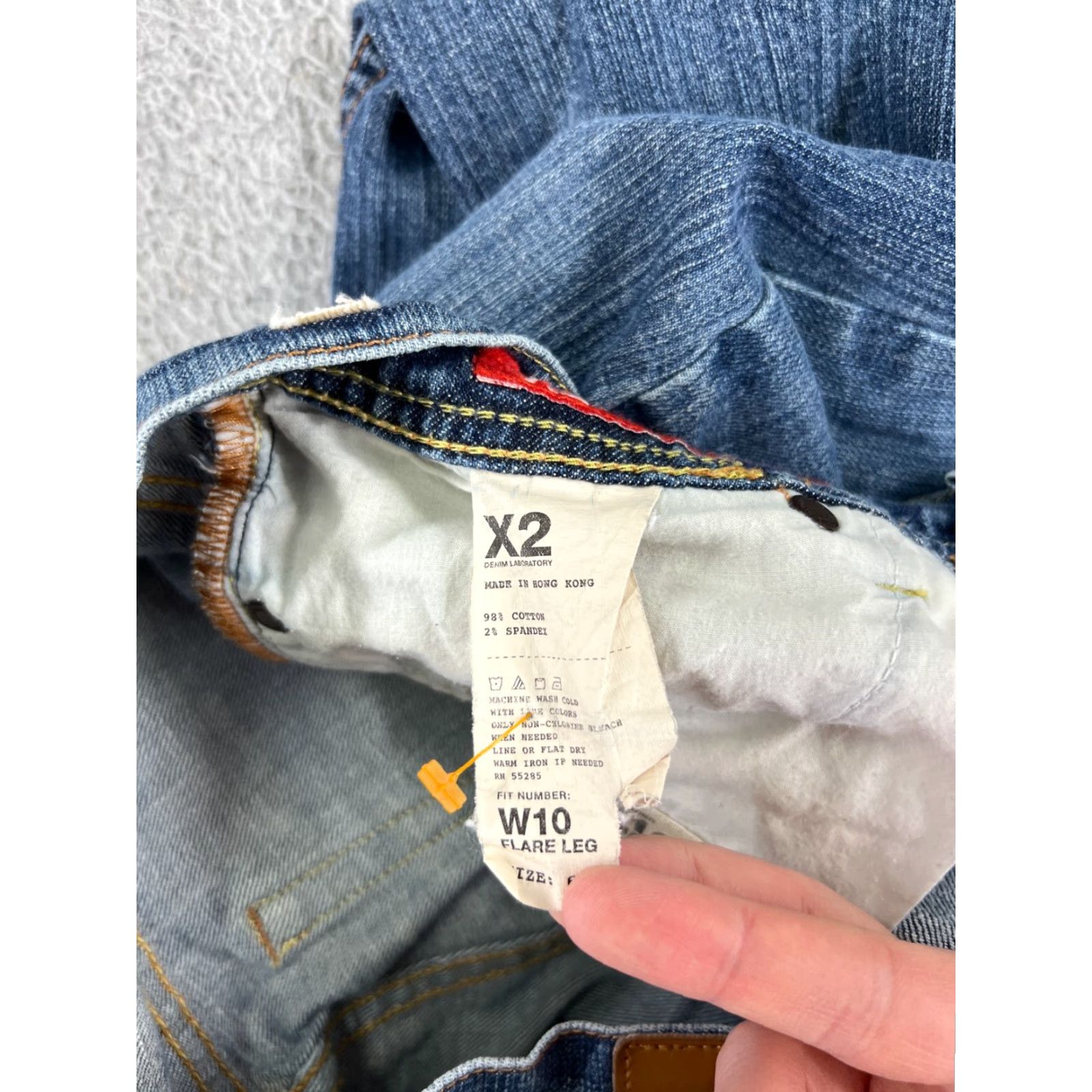 Express Express Jeans Bootcut Denim 30x29 Womens 8 Blue Cotton Elastane Low Rise 5-Pocket Design Inseam 29 Regular Size 30" / US 8 / IT 44 - 4 Thumbnail