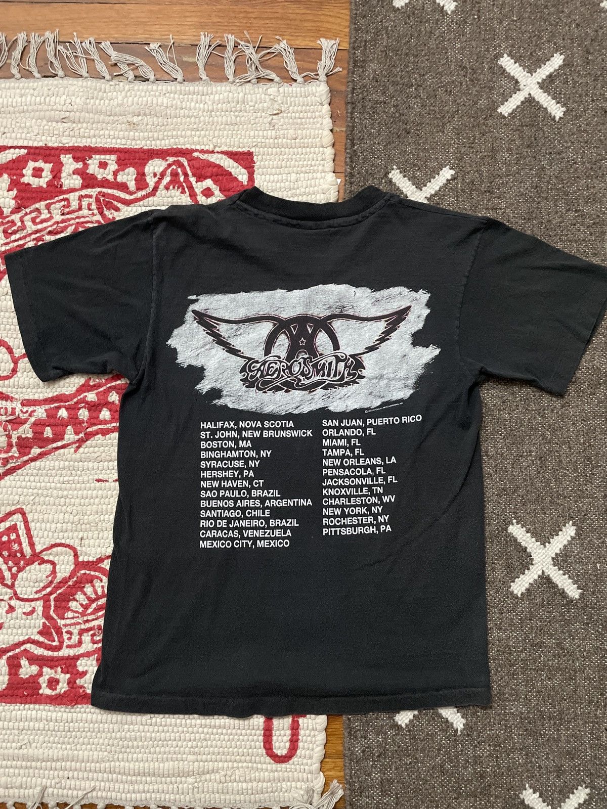 Aerosmith × Band Tees × Giant 1993 AEROSMITH GET A GRIP TOUR GRAPHIC SHIRT Size US M / EU 48-50 / 2 - 2 Thumbnail