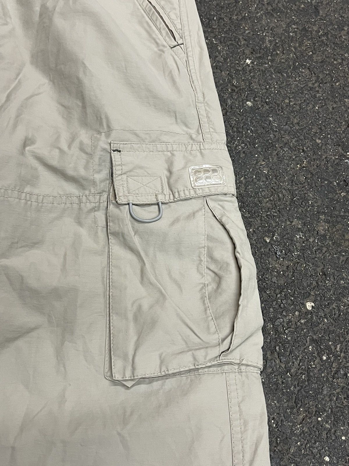 Vintage Cargo lightweight track pants baggy fit streetwear hype rare Size US 34 / EU 50 - 4 Thumbnail