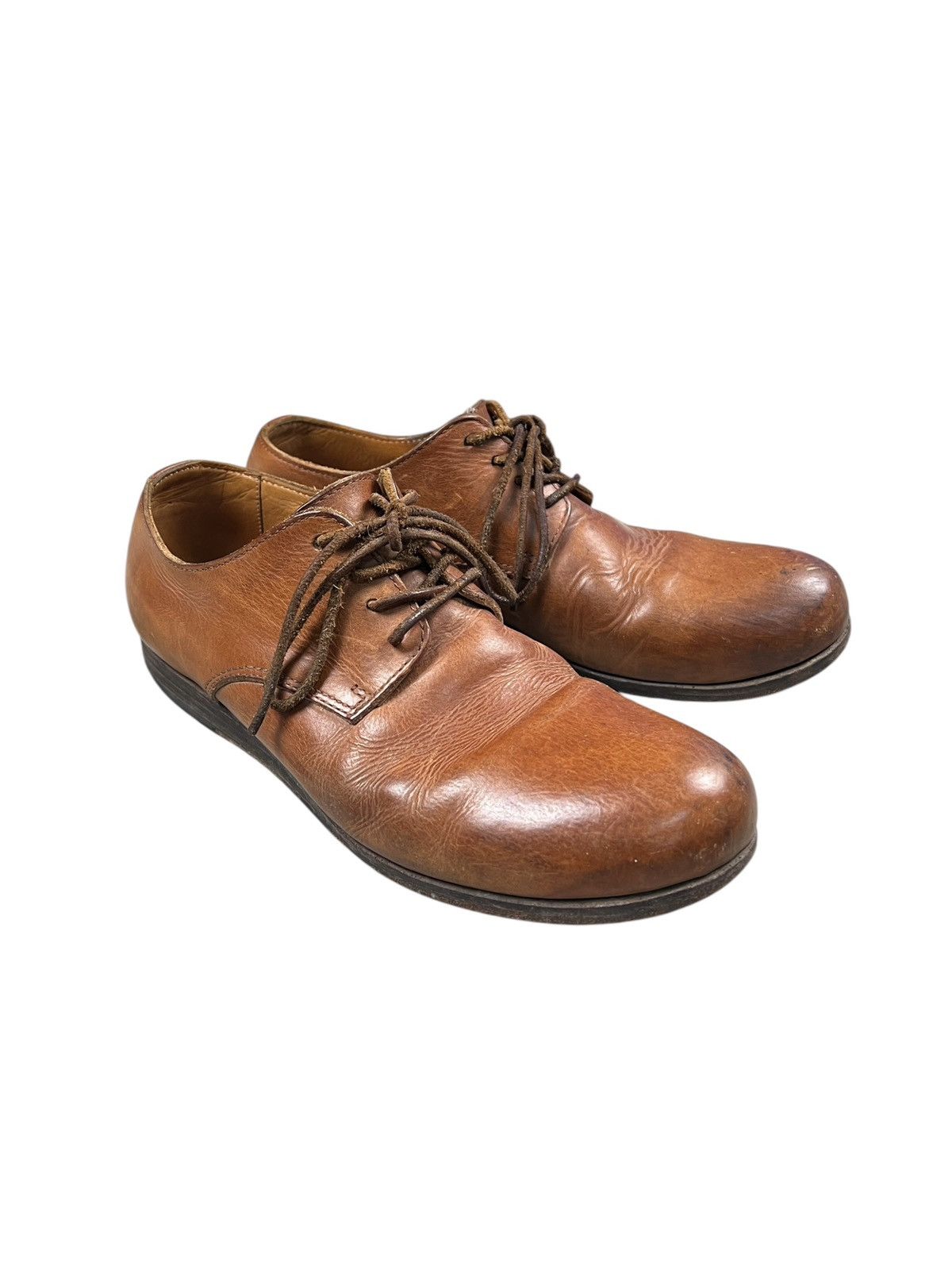 Attachment × Japanese Brand × Kazuyuki Kumagai Attachment Kazuyuki Kumagai Attachment Guidi Fiore Leather Shoes Size US 8 / EU 41 - 2 Thumbnail