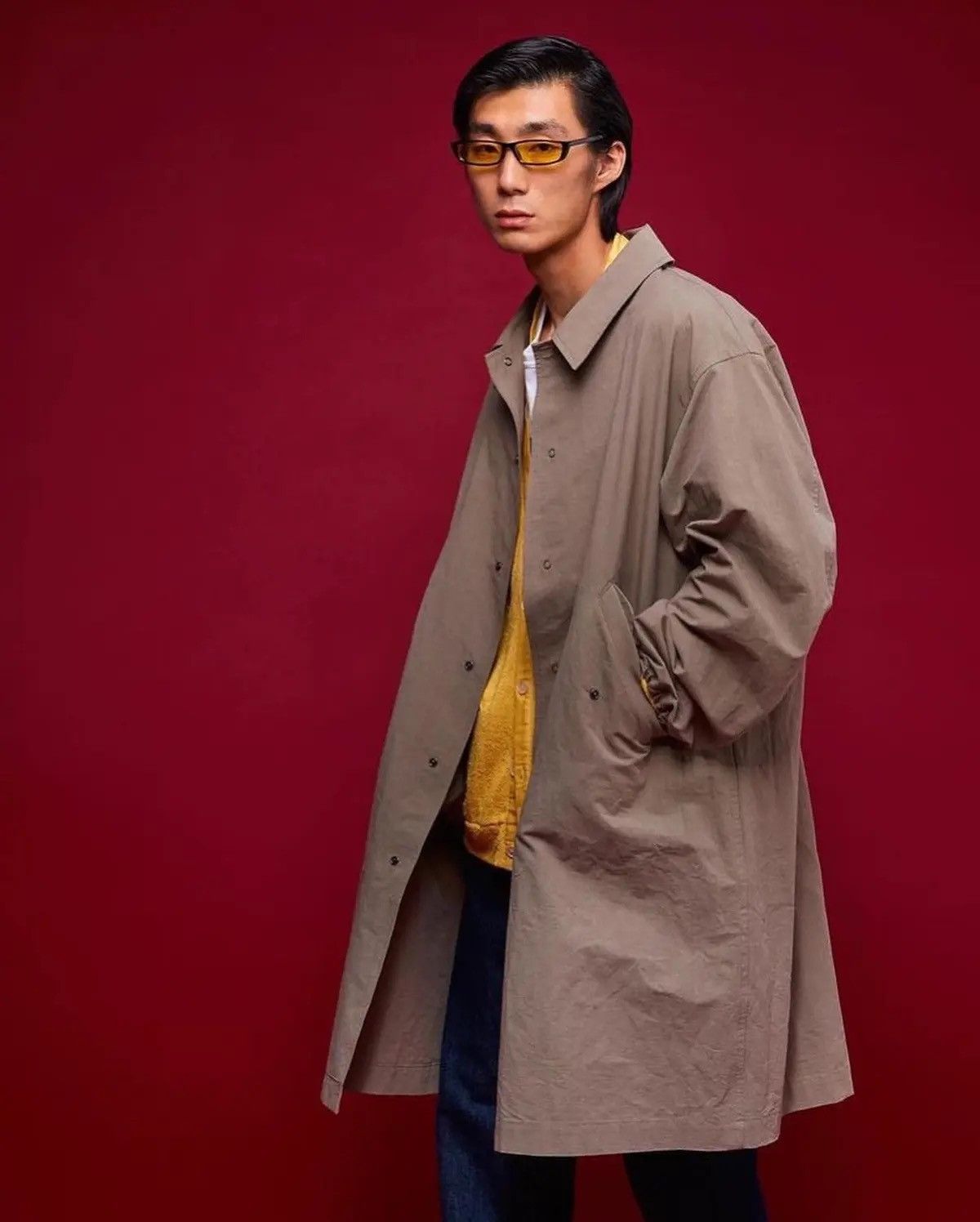 KUON Kuon Kountry Japanese Paper Trench Coat Size US M / EU 48-50 / 2 - 15 Thumbnail