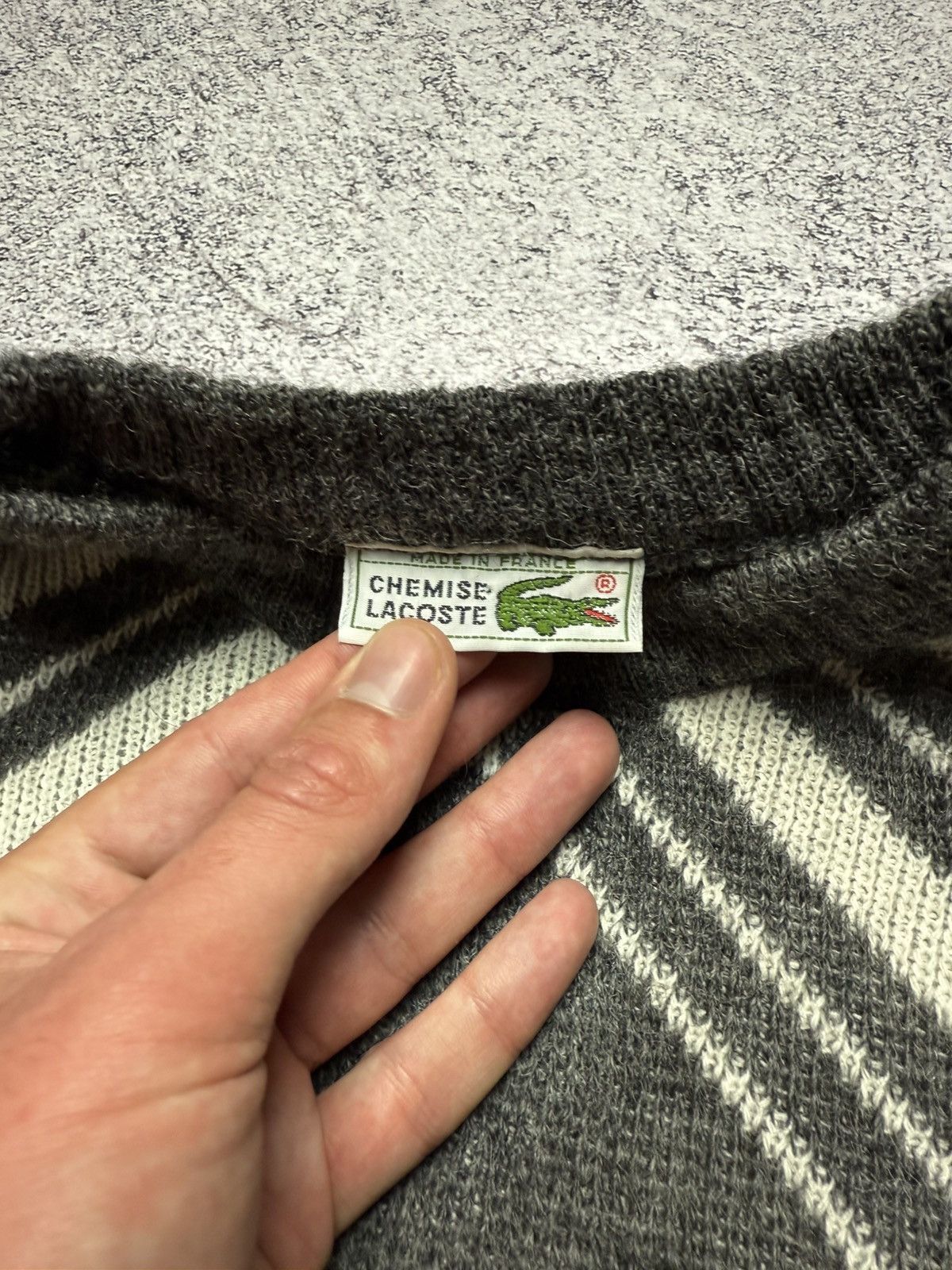 Lacoste Vintage 90s Lacoste Sweater France Rare Wool Knit Y2k Style Size US XL / EU 56 / 4 - 10 Thumbnail