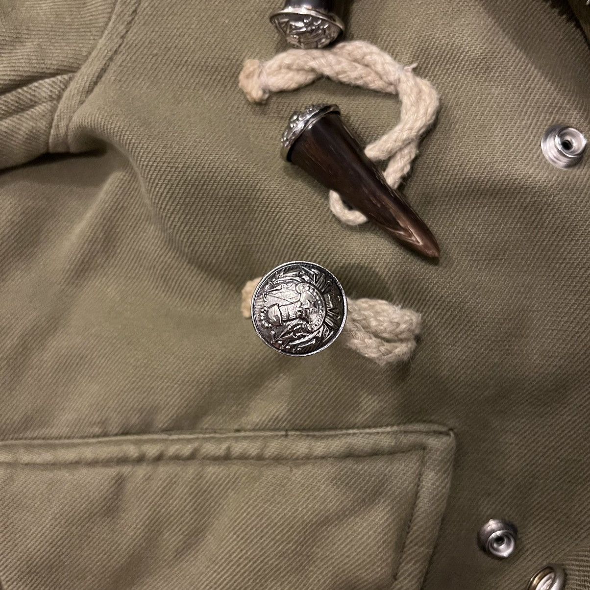 Balmain Balmain FW11 Men Fur-Trimmed Military JKT Size US M / EU 48-50 / 2 - 9 Thumbnail