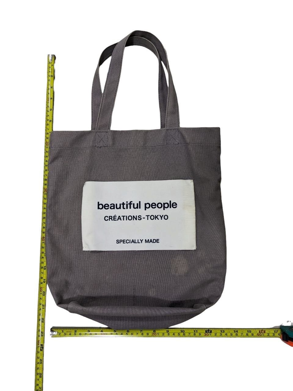 Japanese Brand RARE WORN BEAUTIFUL PEOPLE KURASHIKI-DYED CANVAS TOTE BAG Size ONE SIZE - 7 Thumbnail