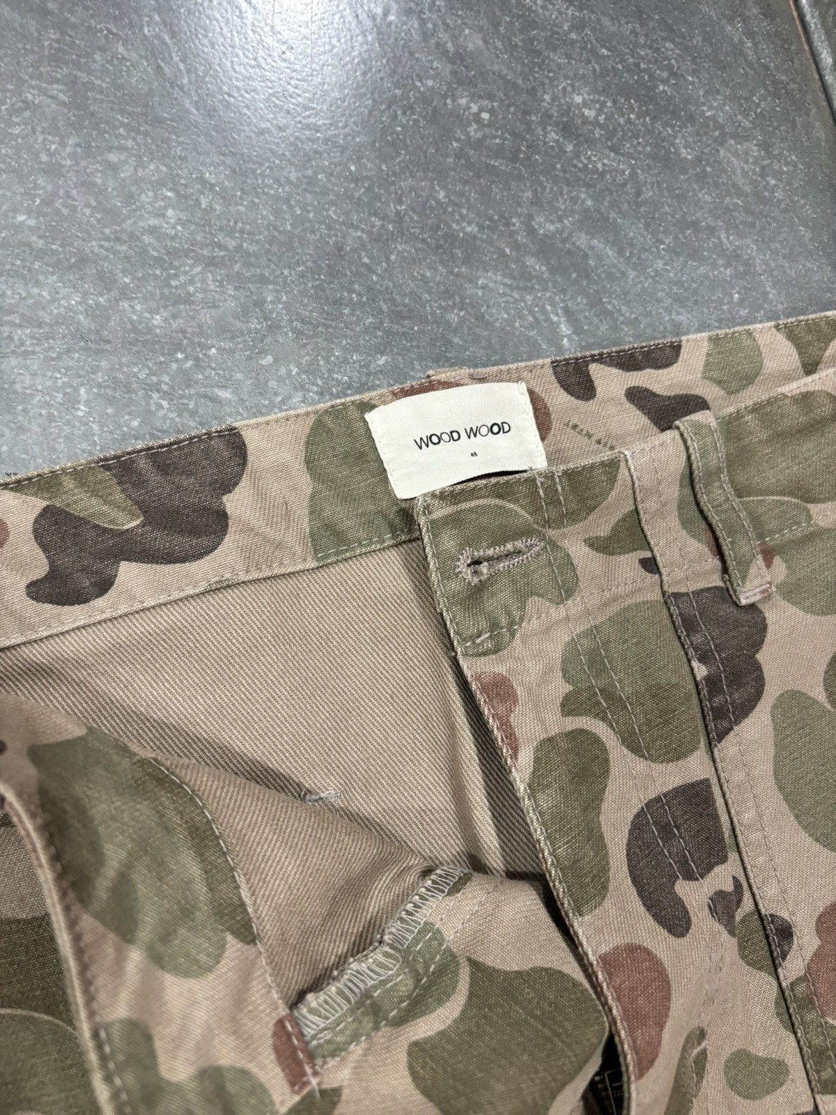 Wood Wood Tan Camo Carpenter Pant Size US 32 / EU 48 - 4 Thumbnail