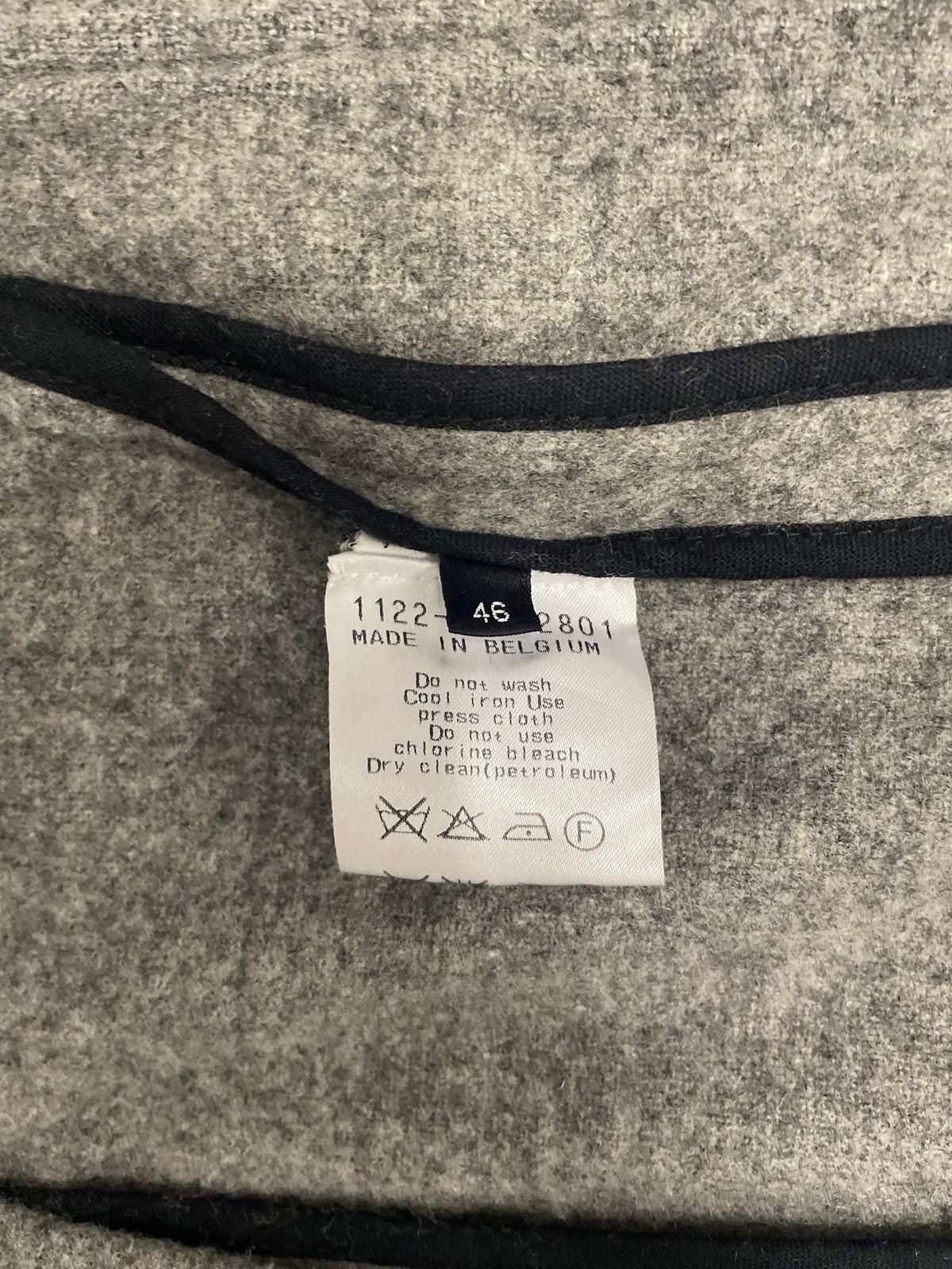 Kris Van Assche Kris Van Assche Grey Wool Blazer Size US S / EU 44-46 / 1 - 5 Thumbnail