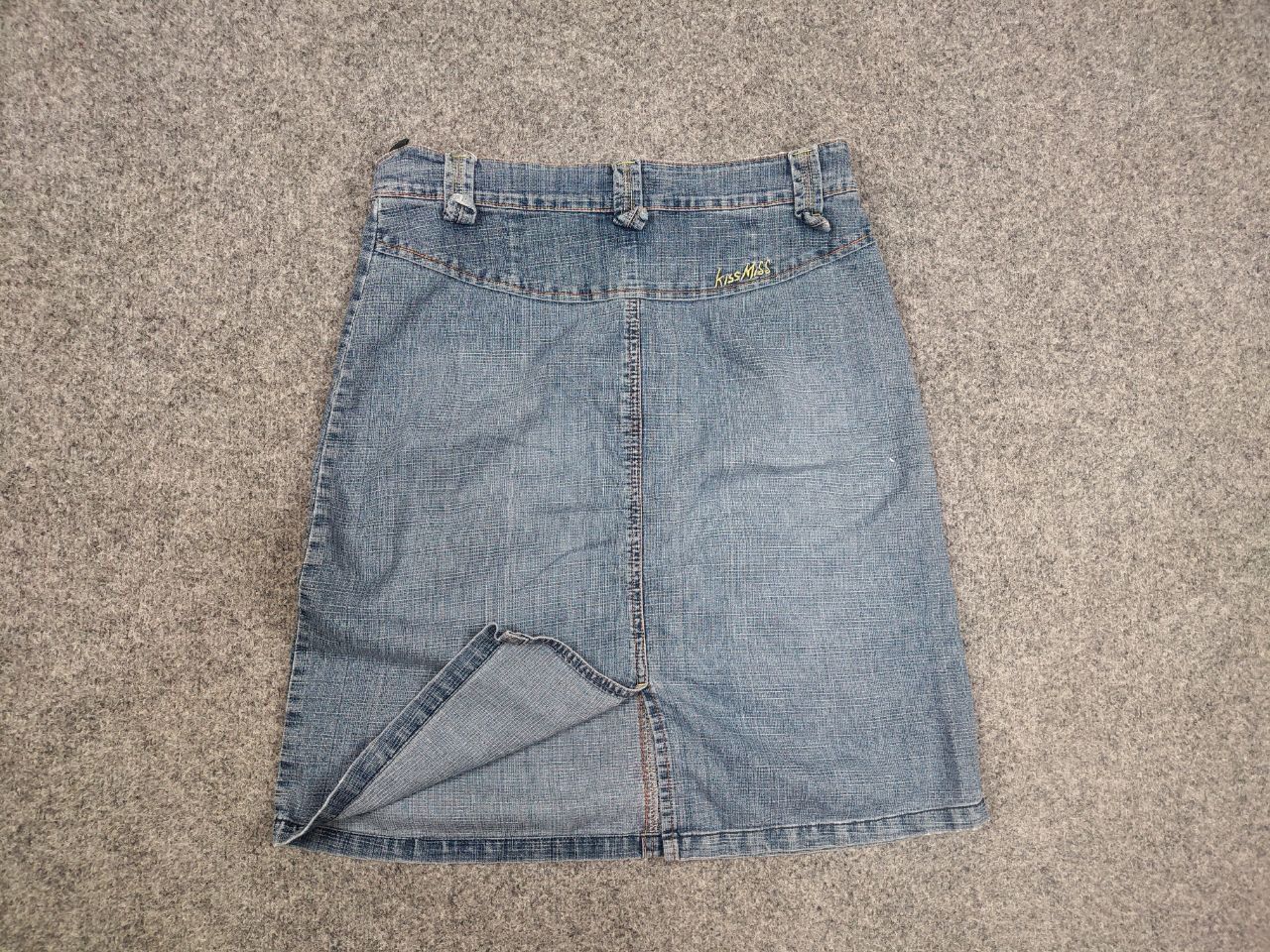 Miss Sixty Miss sixty Style Light faded Medium Denim Skirt Y2K Style Size 31" - 8 Thumbnail