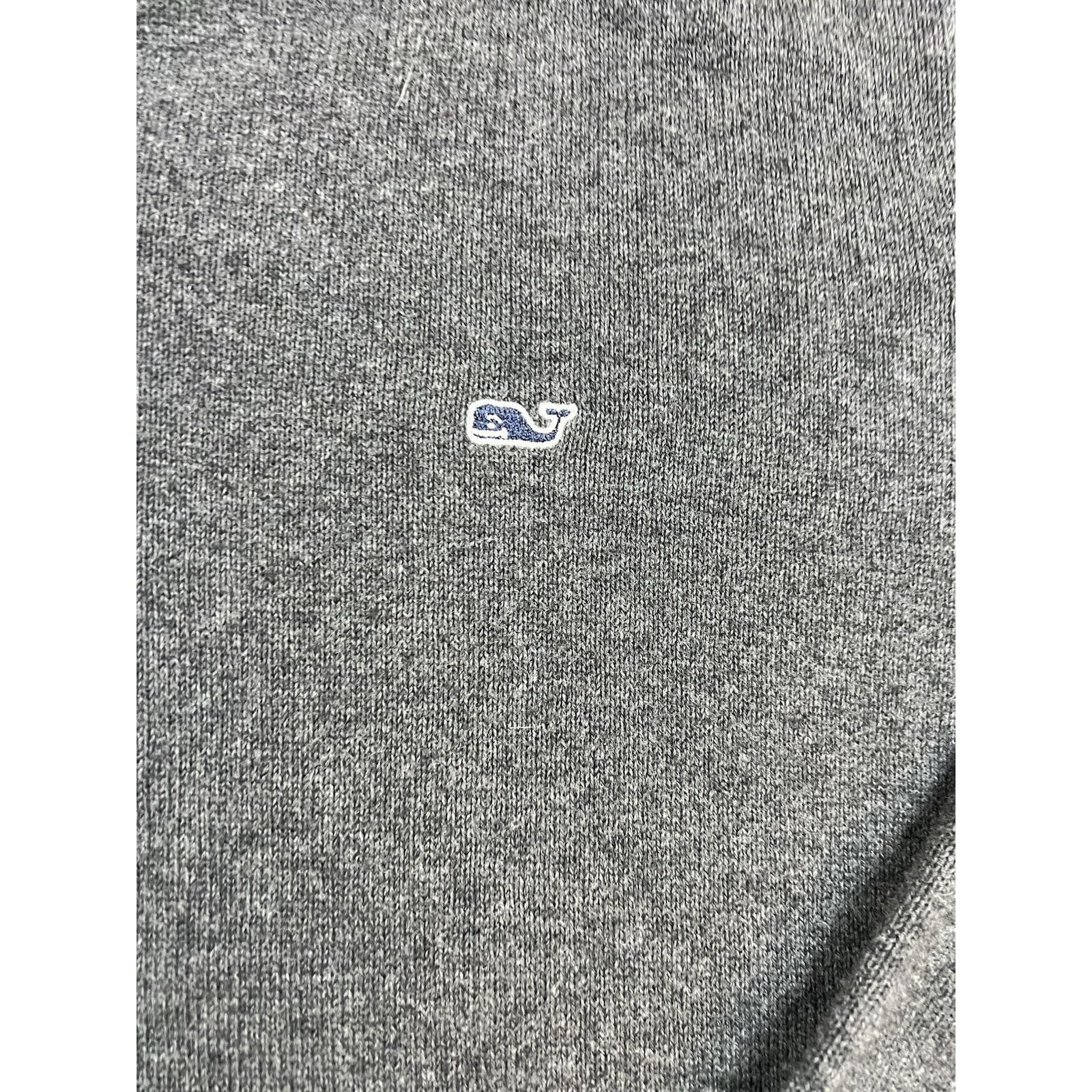 Vineyard Vines Vineyard Vines 1/4 Zip Cashmere Pullover Men XXL Gray Size US XXL / EU 58 / 5 - 2 Thumbnail