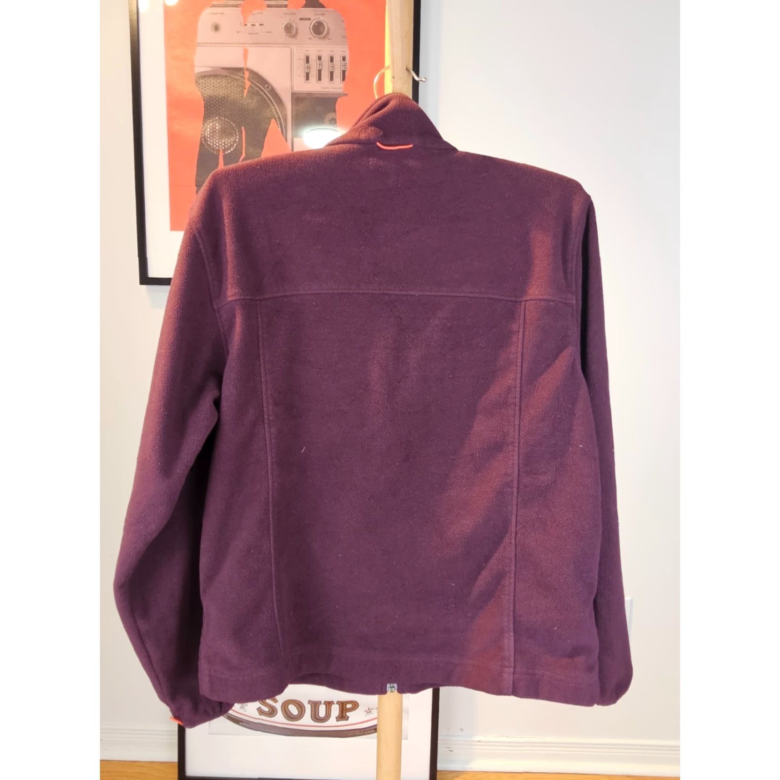 Vintage VINTAGE Y2K LL BEAN Purple Fleece Full Zip Up SZ Medium Sweatshirt Mens Size US M / EU 48-50 / 2 - 5 Thumbnail