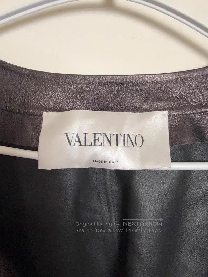 Valentino Valentino Long-sleeved leather jacket Size M / US 6-8 / IT 42-44 - 3 Thumbnail