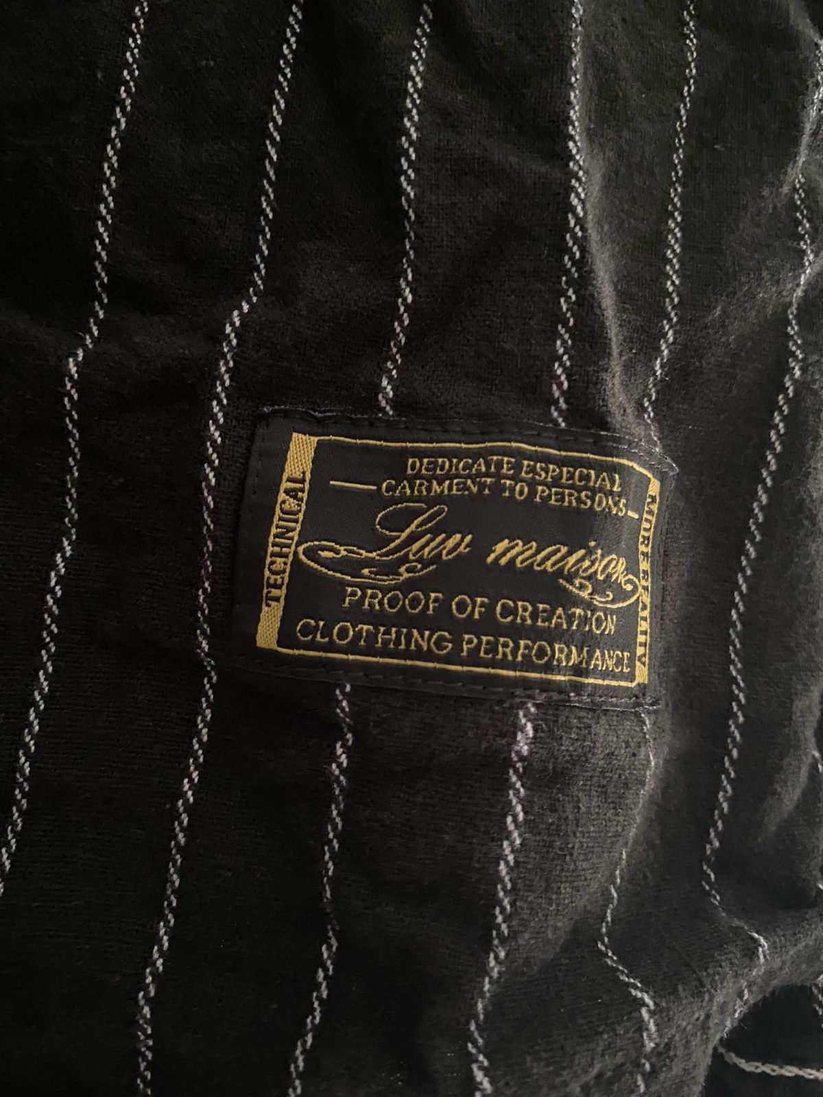 JACKROSE 2000s luv maison by jack rose striped chain stitch shirt Size US M / EU 48-50 / 2 - 6 Thumbnail