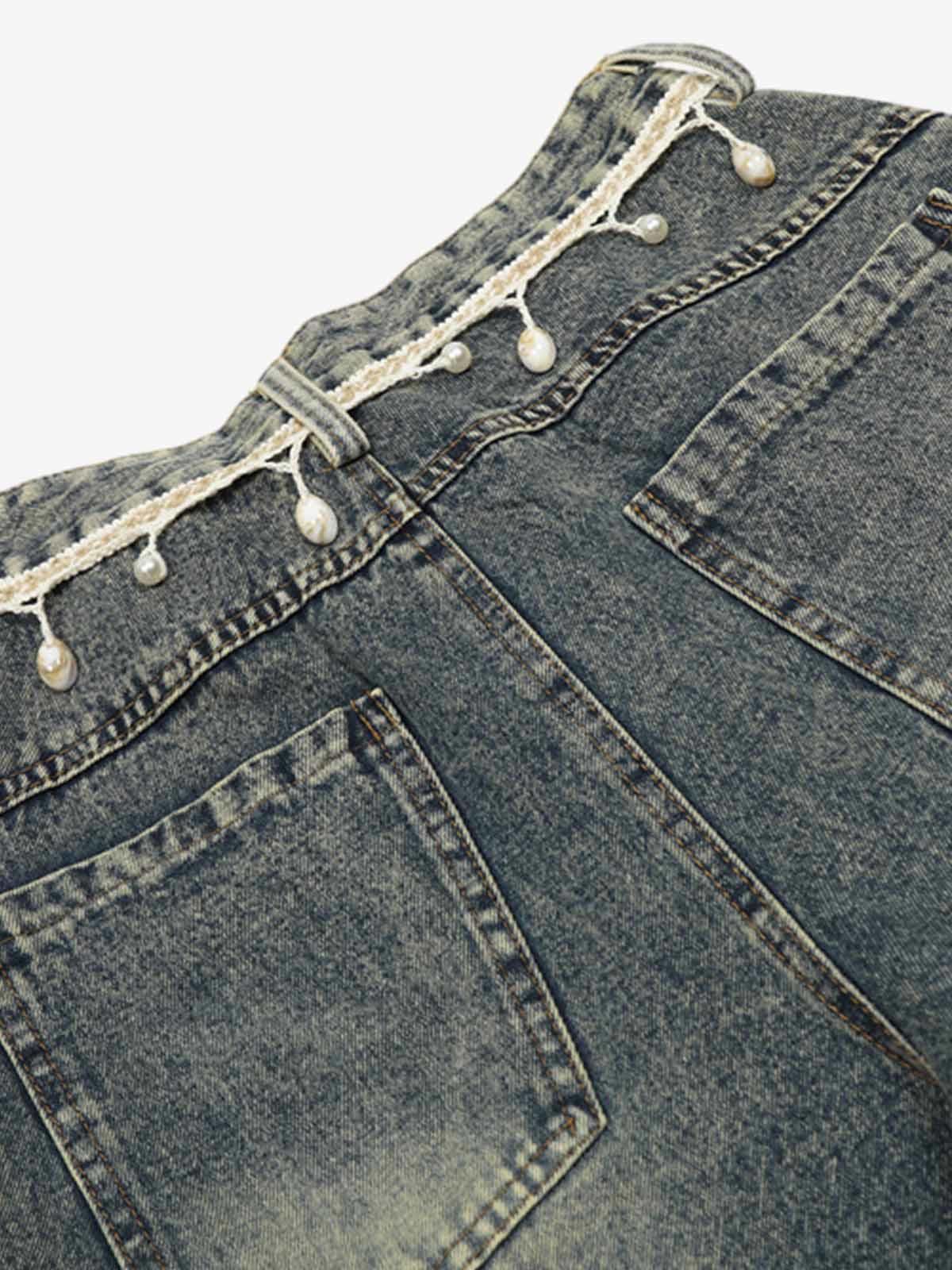 Other Vintage Washed Ripped Scimitar Jeans Size US 32 / EU 48 - 5 Thumbnail