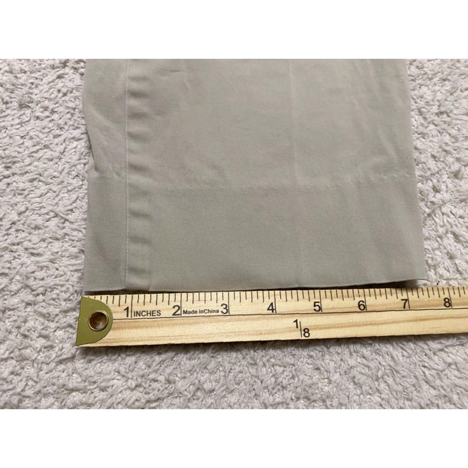 Talbots Talbots Capri Pants Womens 8P Petite Solid Beige Stretch Cotton Mid Rise Capris Casual Pant Pocket Be... Size 28" / US 6 / IT 42 - 2 Thumbnail