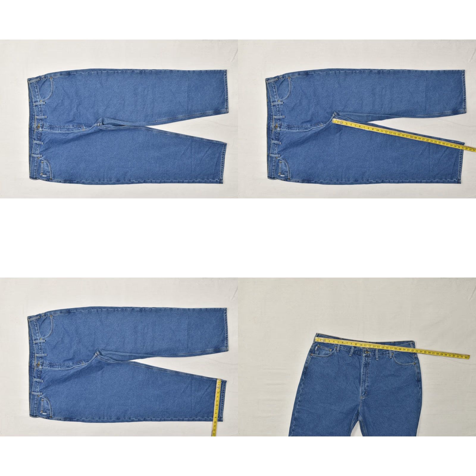 Carhartt VINTAGE Carhartt Jeans 5-Pocket 32 Inseam 48 Big & Tall Mens Relaxed Fit Flannel Lined Denim Blue Size US 32 / EU 48 - 8 Thumbnail