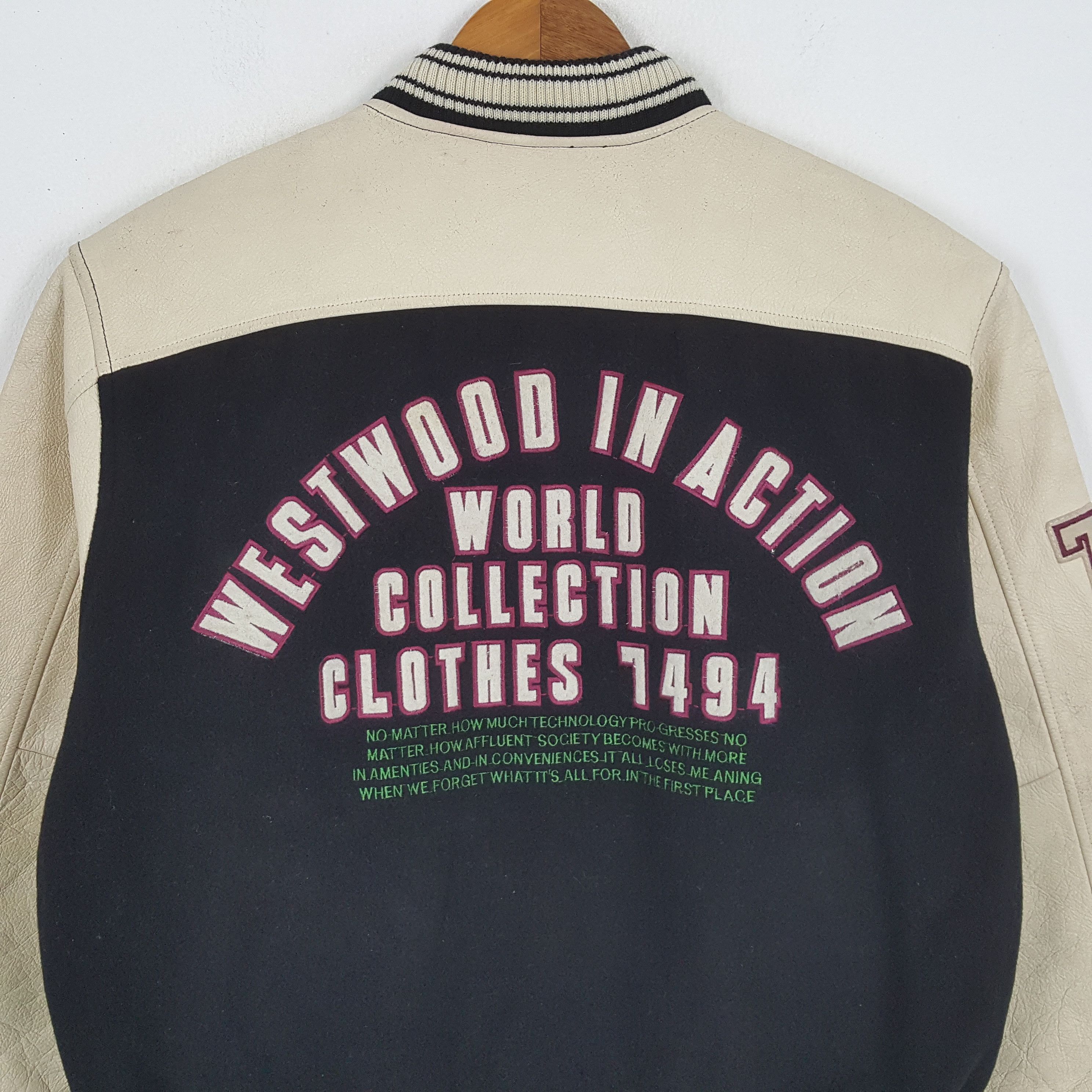 Vintage Vintage WESTWOOD IN ACTION American Style Varsity Jacket Size US XL / EU 56 / 4 - 2 Thumbnail