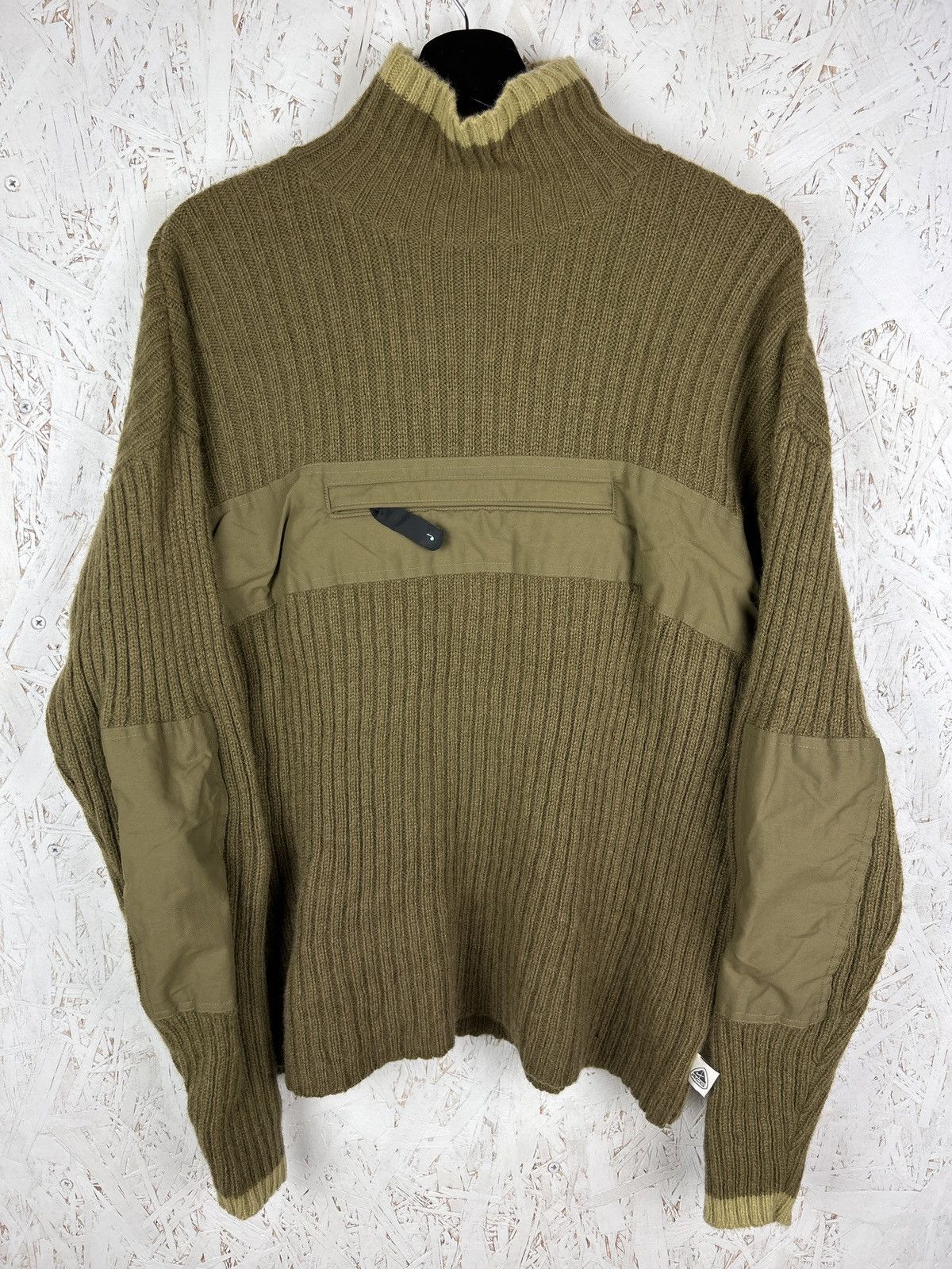 Nike Vintage Nike ACG 2 Thermal Layer Military Wool Sweater Size US M / EU 48-50 / 2 - 1 Thumbnail