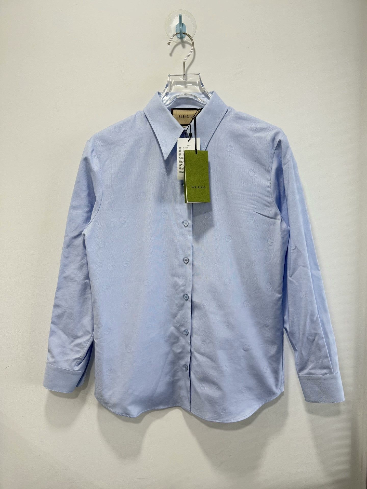 Gucci Gucci SS24 Solid Long Sleeve Shirt Size US XXS / EU 40 - 1 Thumbnail