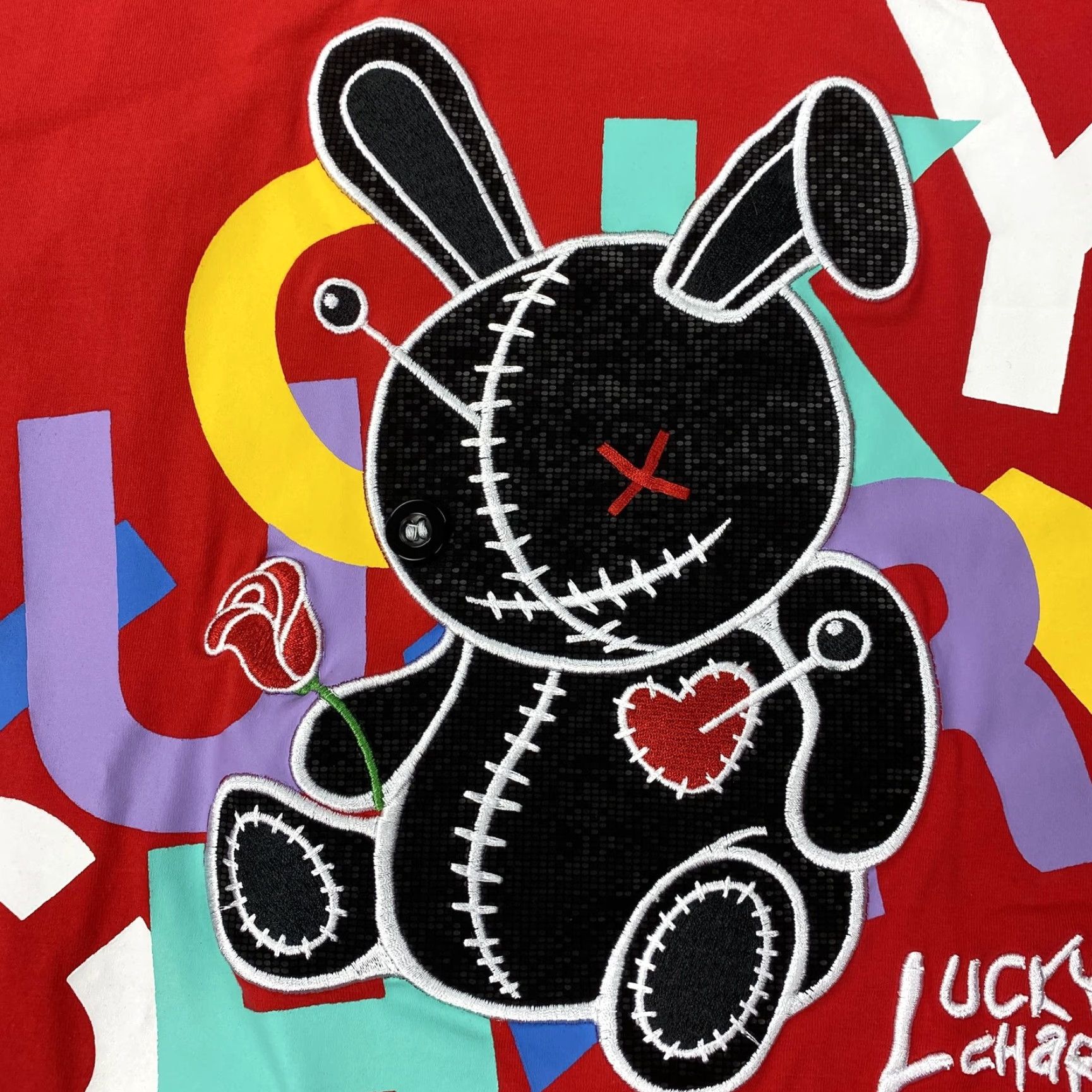 Vintage Lucky Charms Red Graphic Bunny T-Shirt Mens Medium Streetwear Size US M / EU 48-50 / 2 - 3 Thumbnail