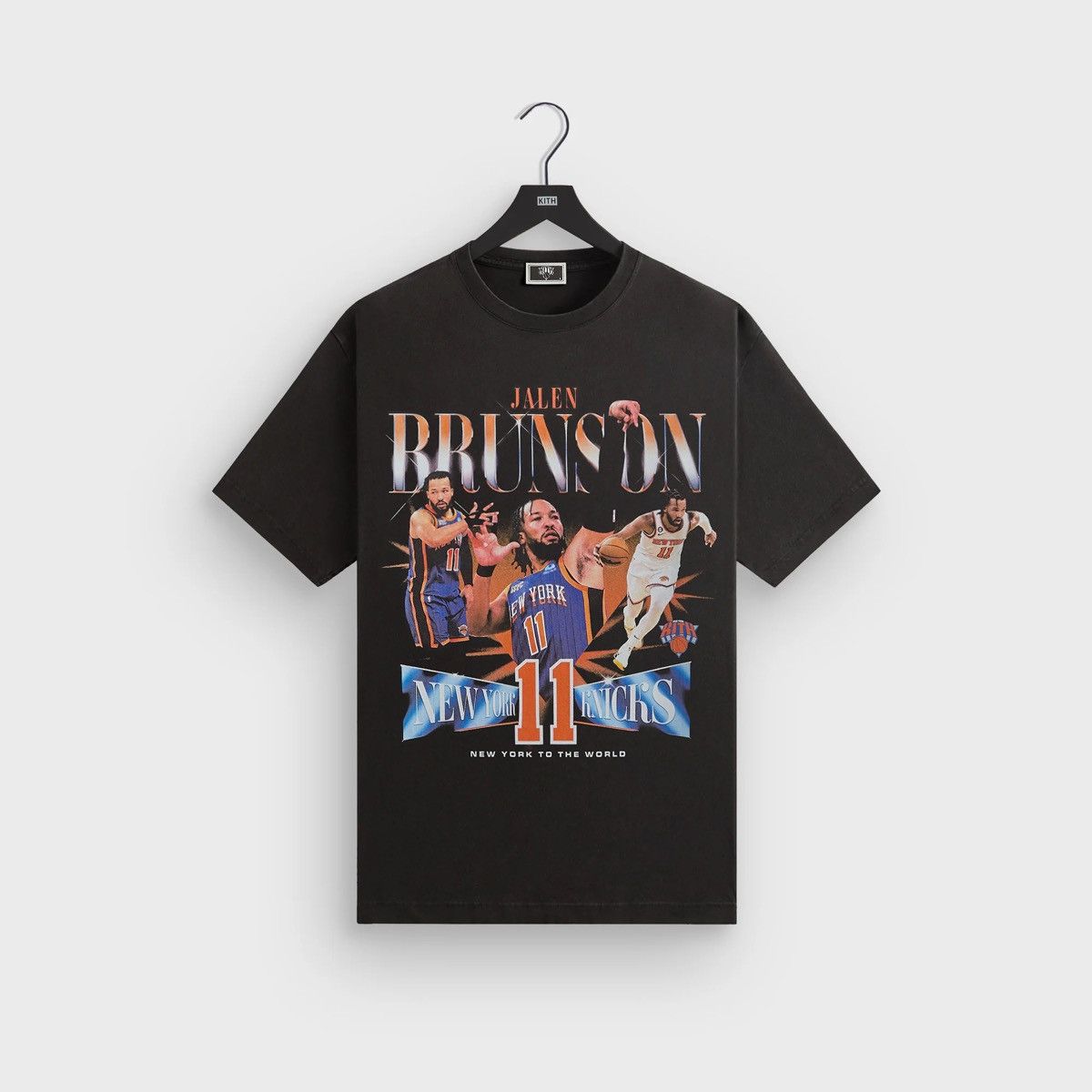 Kith Kith New York Knicks Jalen Brunson Vintage Tee Black