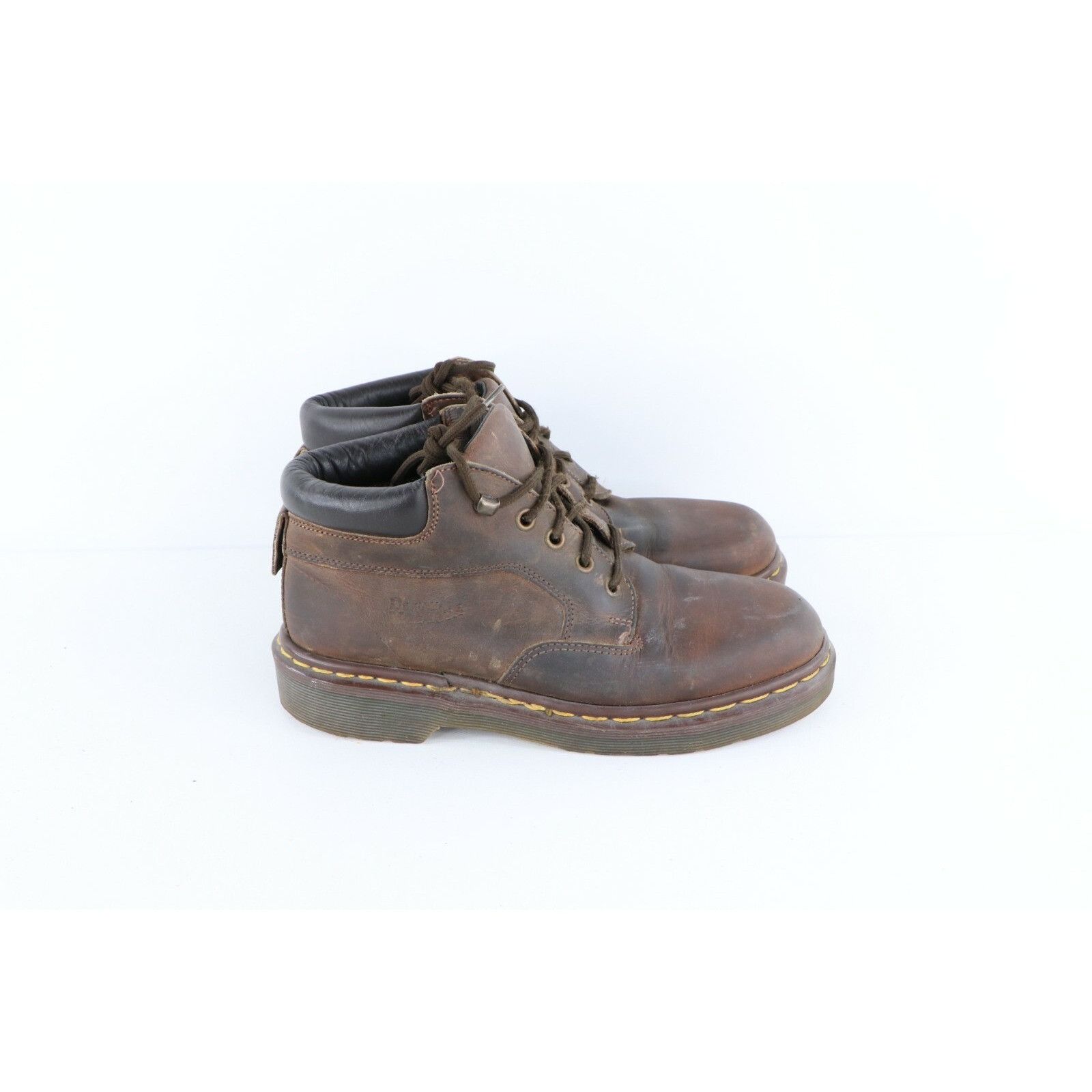 Dr. Martens × Vintage Vintage 90s Dr Martens Goth Chunky Leather Ankle Boots Size US 6 / IT 36 - 4 Thumbnail