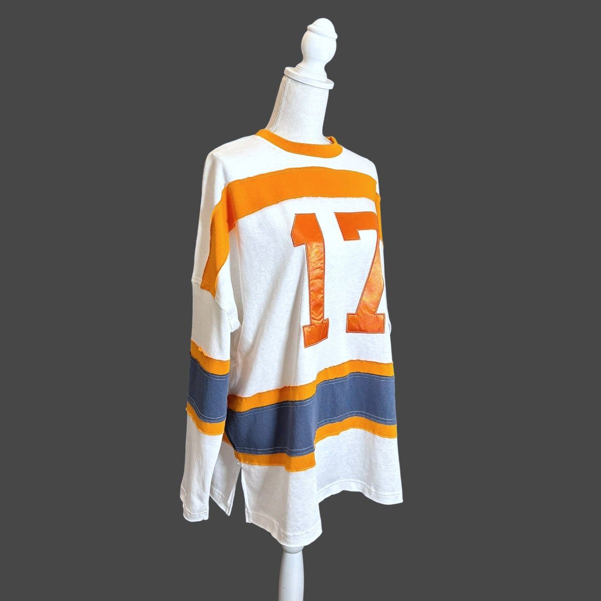 Other La Biz Long Sleeve Heritage T-Shirt White Blue Orange Sz S Size S / US 4 / IT 40 - 3 Thumbnail