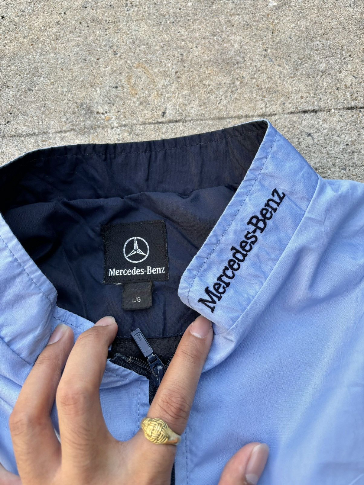 Mercedes-Benz Rare Mercedes Benz Windbreaker Jacket Size US L / EU 52-54 / 3 - 2 Thumbnail