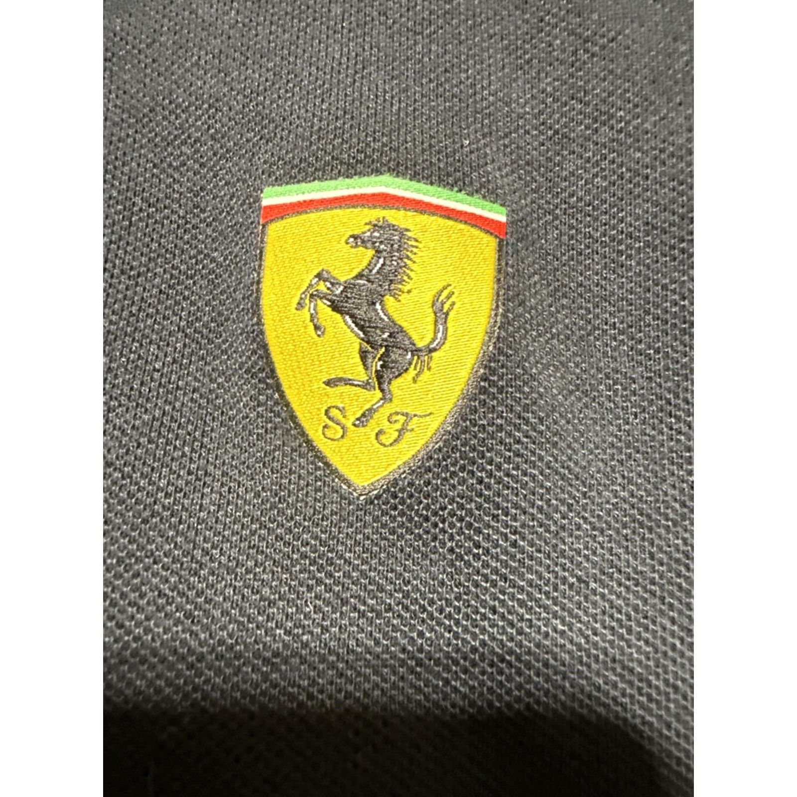 Ferrari VINTAGE Ferrari Polo Shirt Men 2XL Black Collared Short Sleeve Button Cotton Racing Classic - 00’s Size US XXL / EU 58 / 5 - 3 Thumbnail