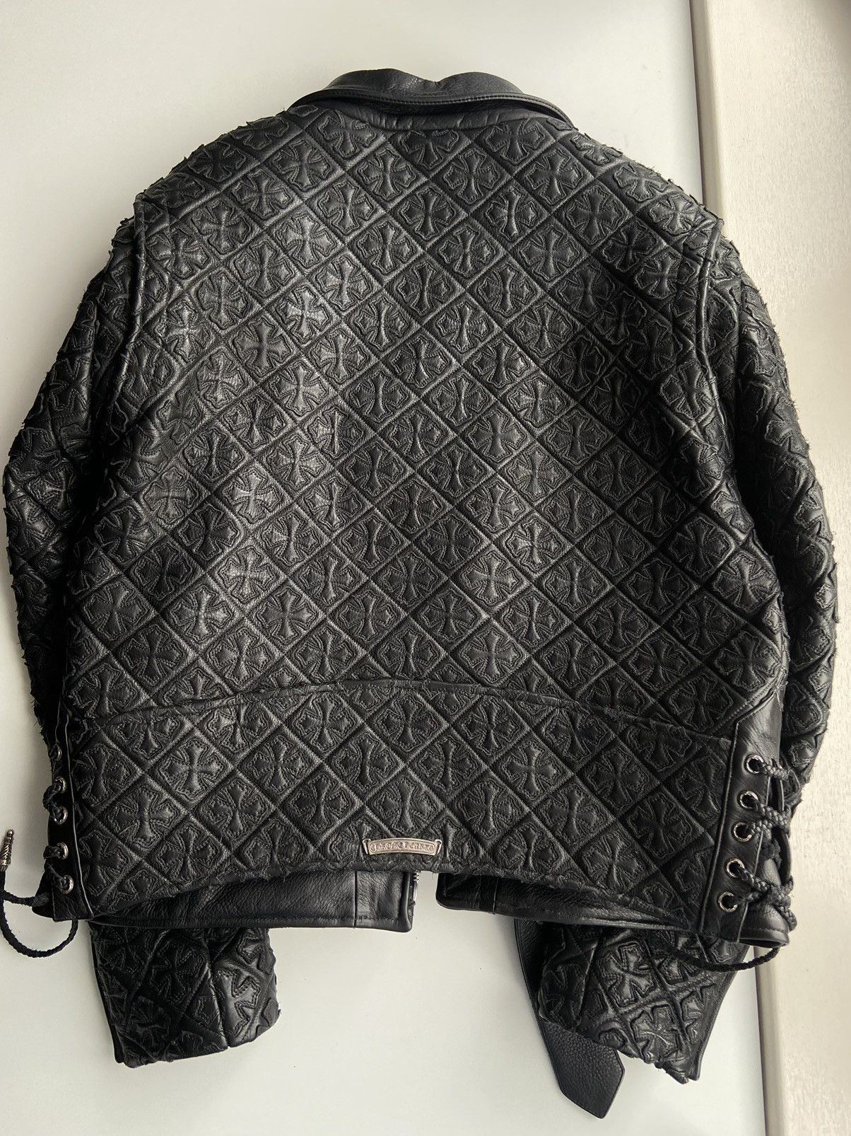 Chrome Hearts Chrome Hearts JJ Dean Mathematical Leather Jacket Size US XL / EU 56 / 4 - 12 Thumbnail